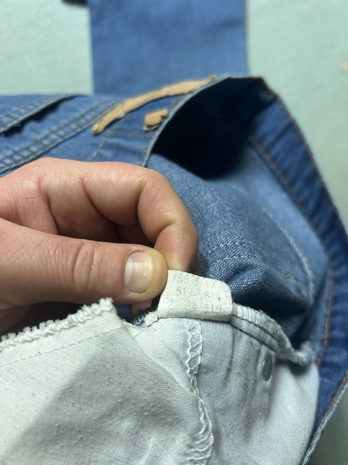 Vintage Vtg 70s Levi’s 517 jeans bootcut flare orange tab USA 32x33 Size US 32 / EU 48 - 9 Thumbnail