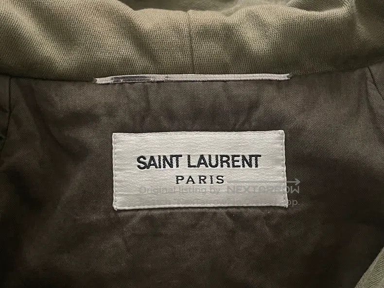 Saint Laurent Paris Saint Laurent Paris Military Cloth Cloak Size US S / EU 44-46 / 1 - 5 Thumbnail