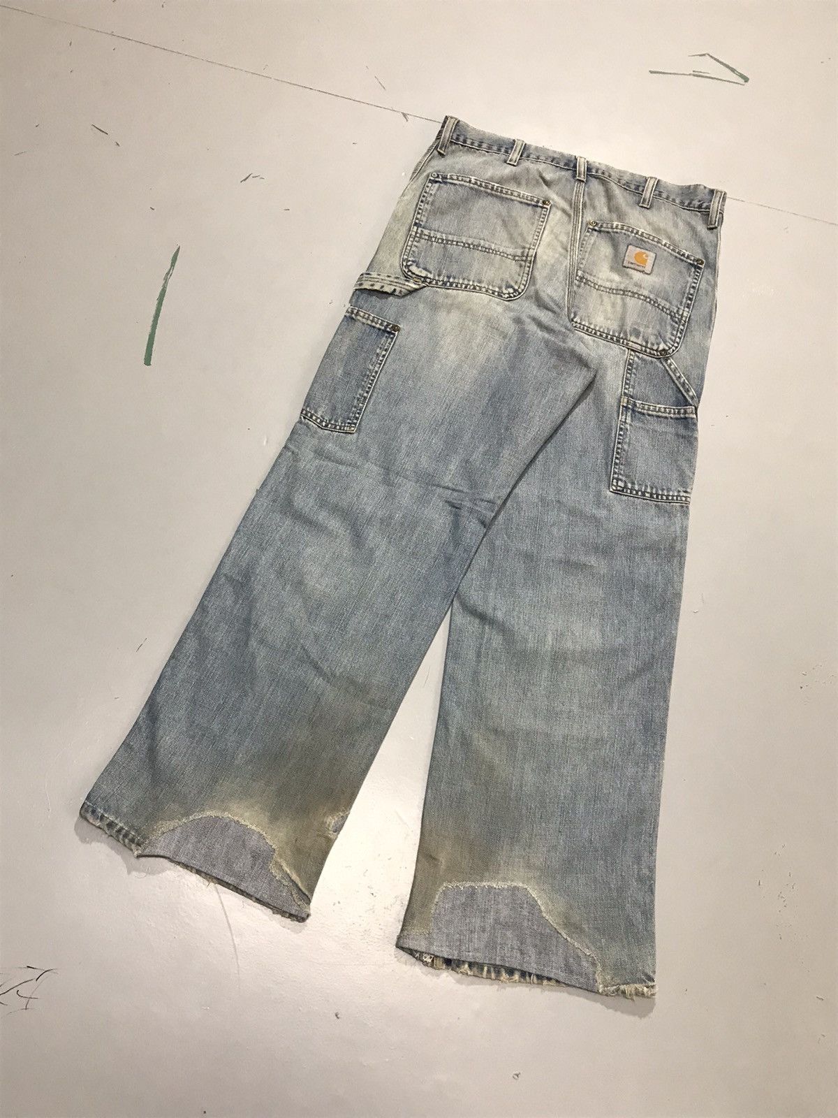 Carhartt Vintage Carhartt repaired double knee workwear denim Size US 34 / EU 50 - 8 Thumbnail
