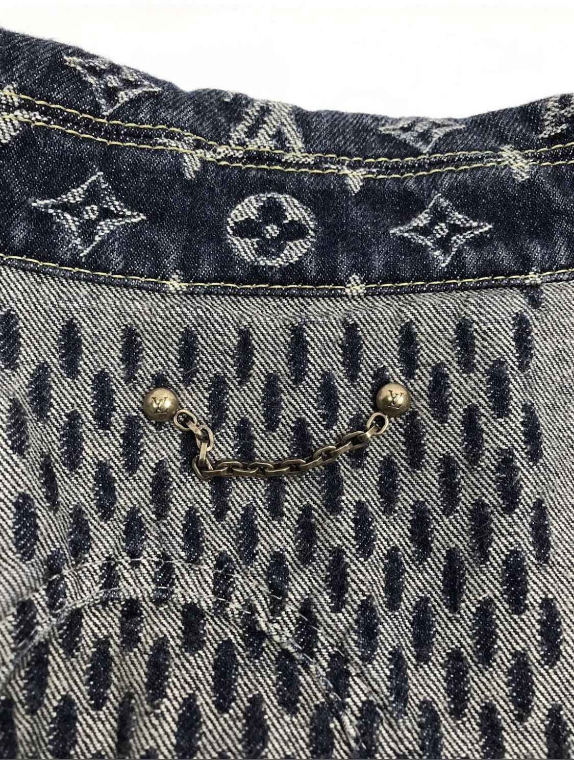 Louis Vuitton × Nigo Louis Vuitton X Nigo Monogram Denim Jacket Size US L / EU 52-54 / 3 - 5 Thumbnail