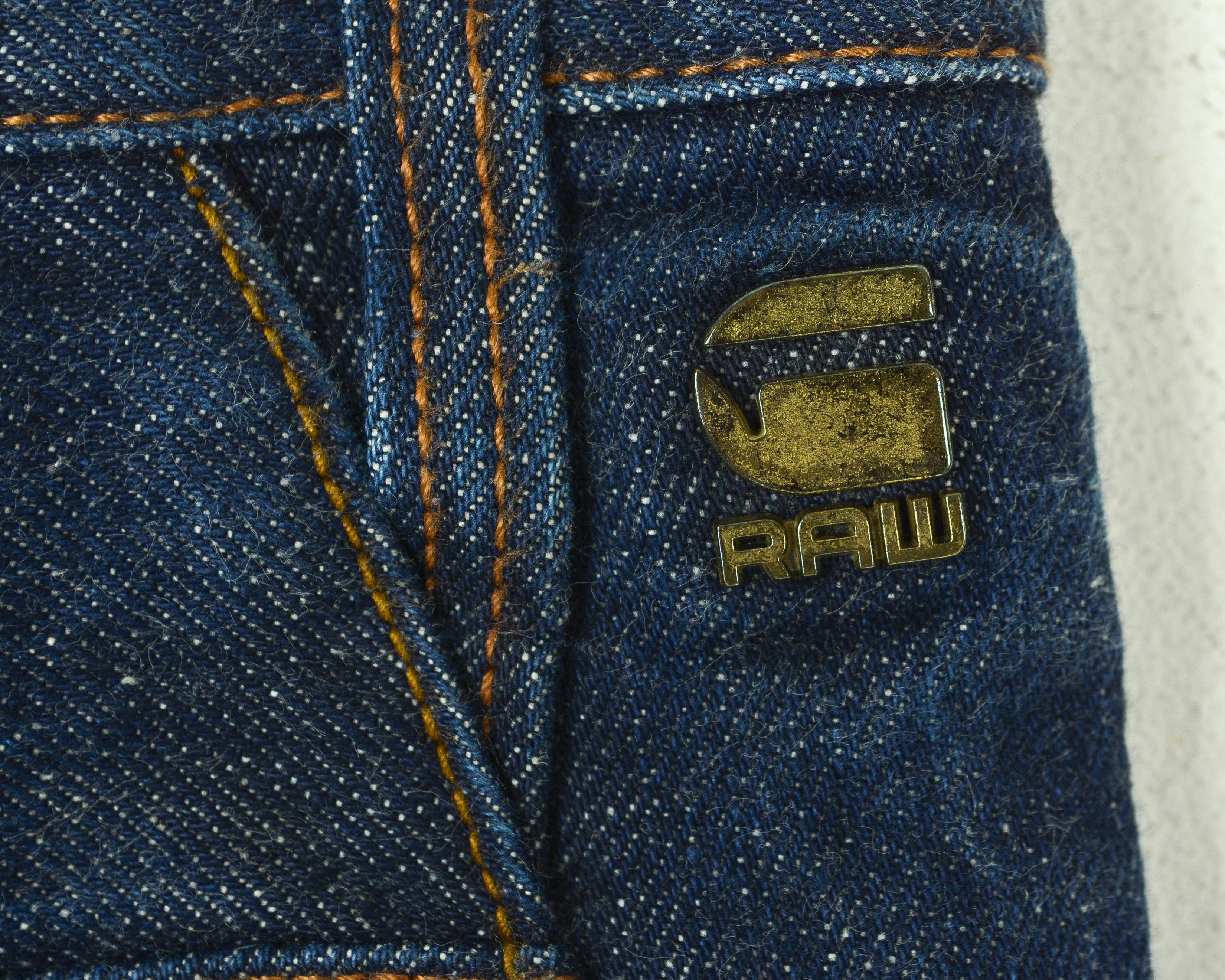 G-Star Lanc Jeans Tapered Denim Pants Trousers Blue Button Fly Size US 31 - 6 Thumbnail