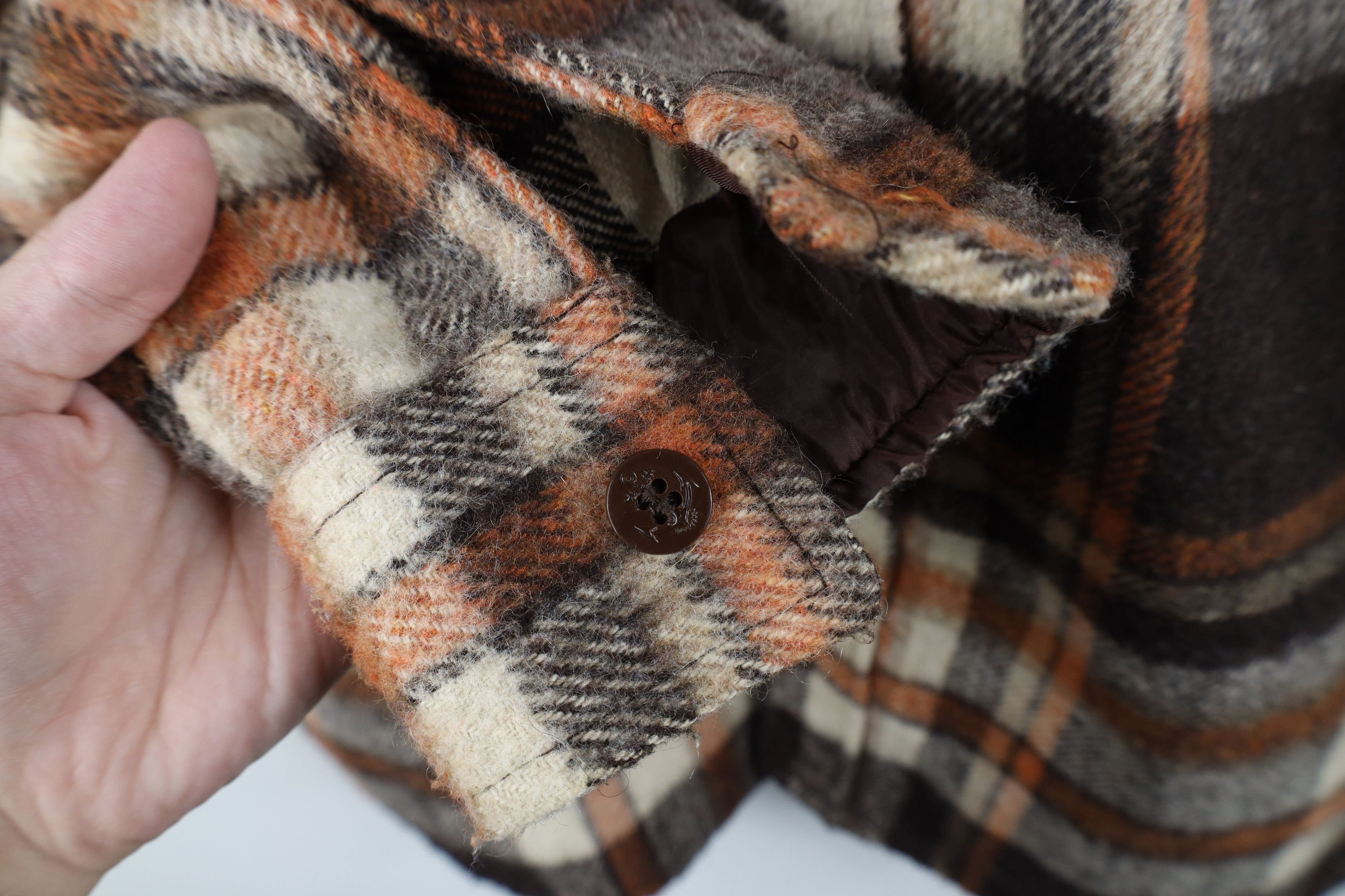 Vintage Vintage 70s Blend CPO Collared Button Shirt Jacket Jac Shirt Size US XL / EU 56 / 4 - 5 Thumbnail