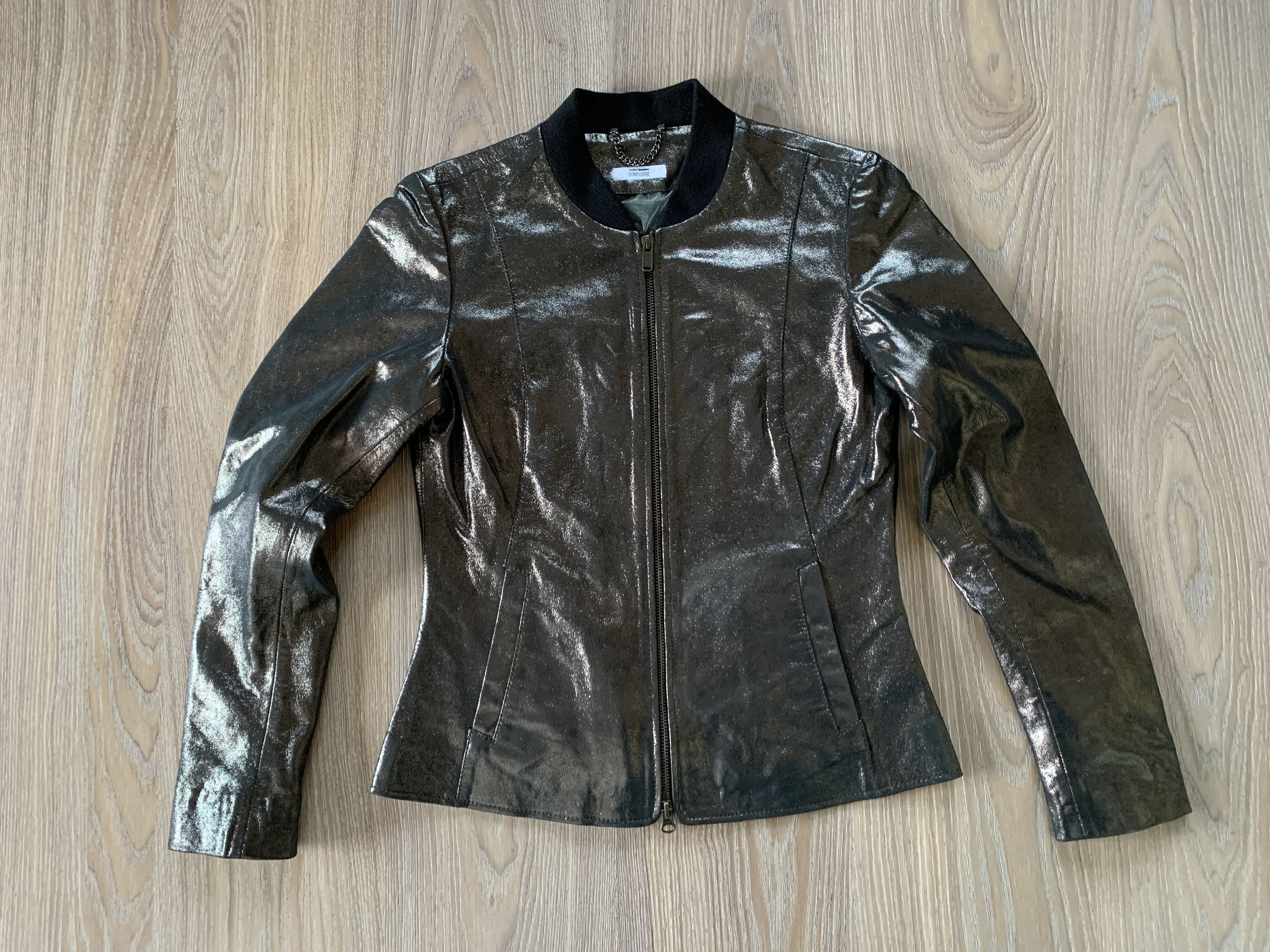 Bomboogie × Genuine Leather Bomboogie Woman Lamb Leather Jacket Size M / US 6-8 / IT 42-44 - 2 Thumbnail