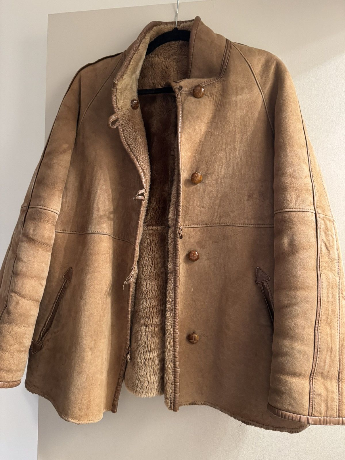 Western Mountaineering Leather Shearling Coat (Vintage) Size US L / EU 52-54 / 3 - 2 Thumbnail
