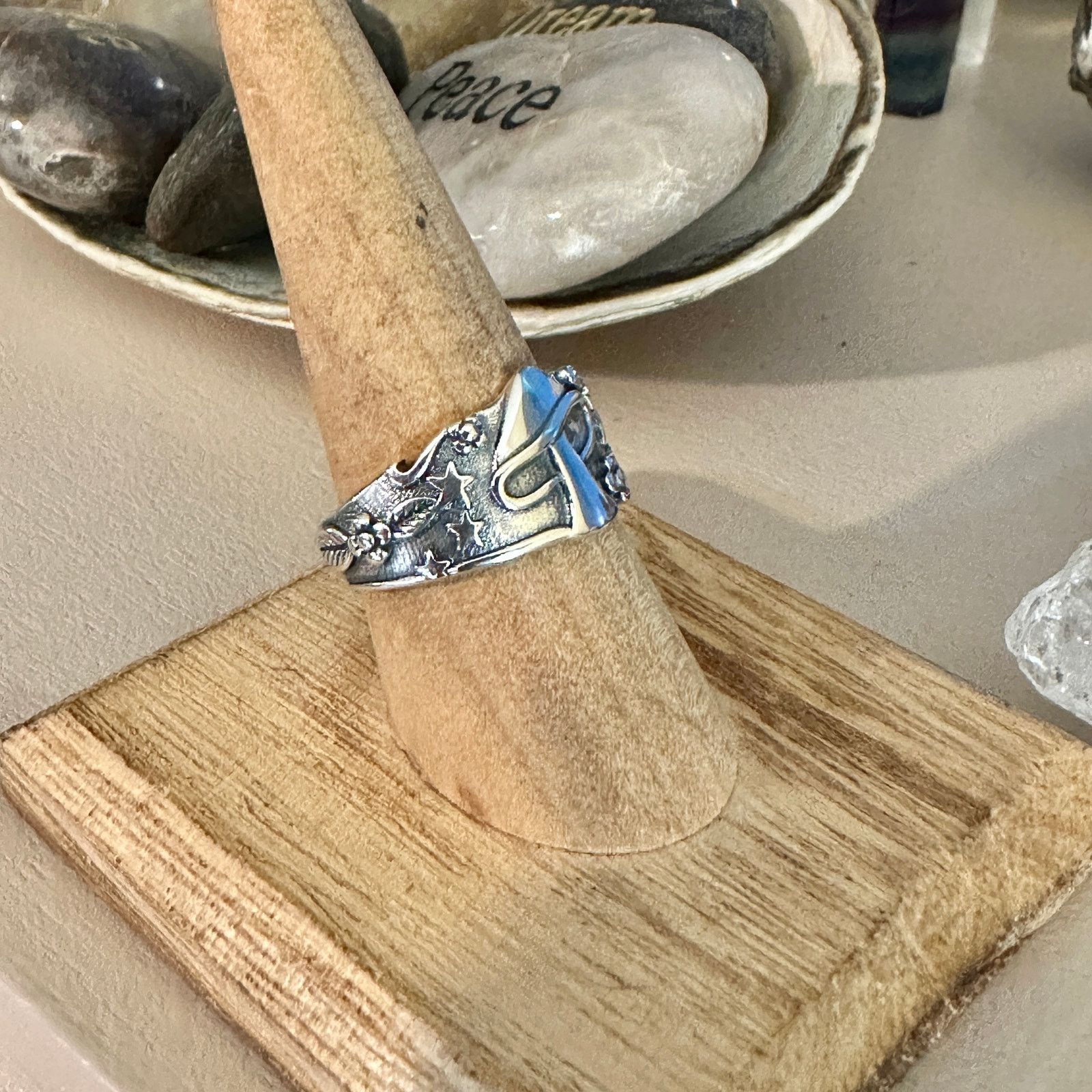 The Unbranded Brand Mushroom Sterling Silver Ring Size ONE SIZE - 3 Thumbnail