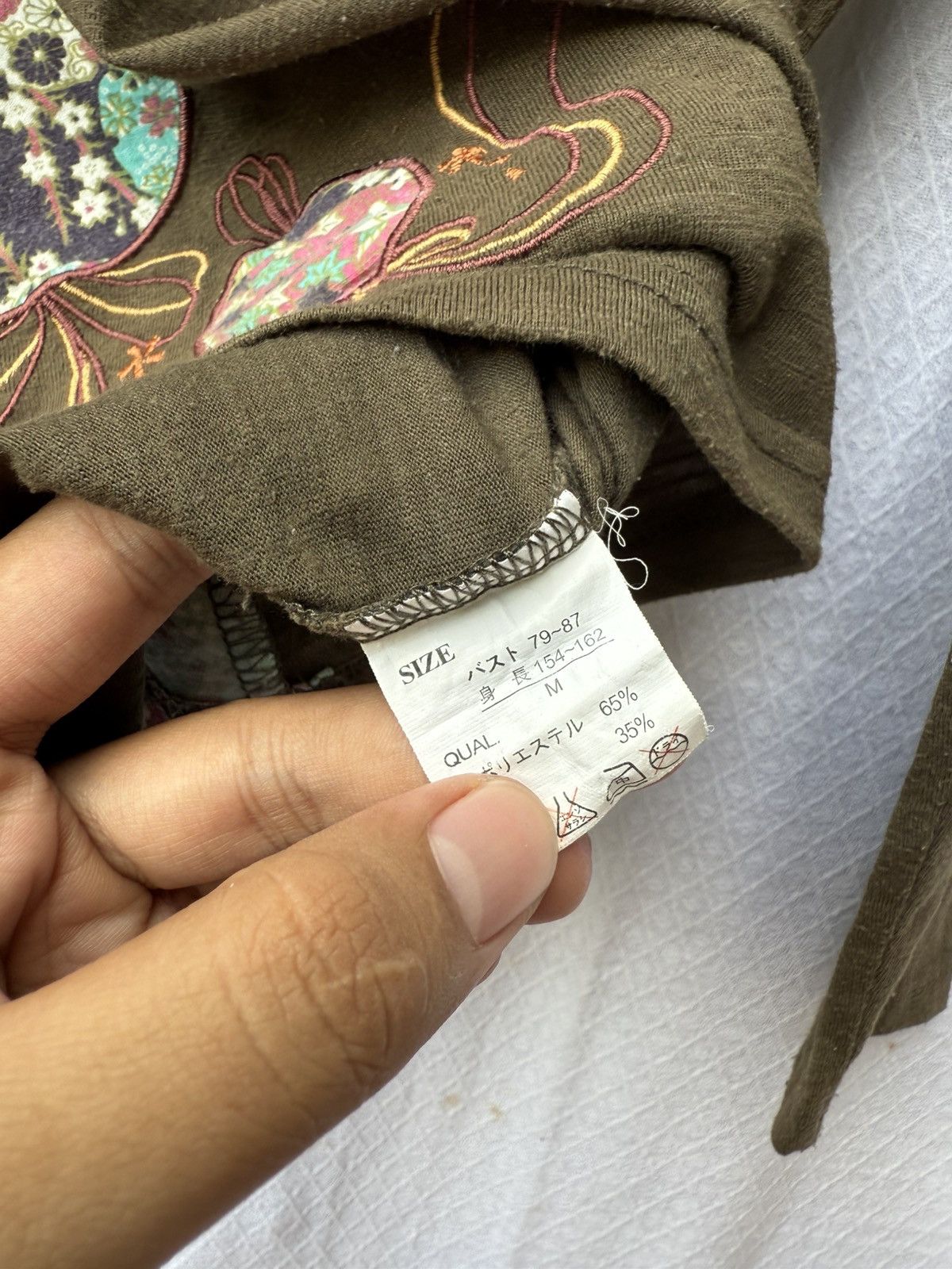 Japanese Brand Timothy patch longsleeve Size US M / EU 48-50 / 2 - 10 Thumbnail