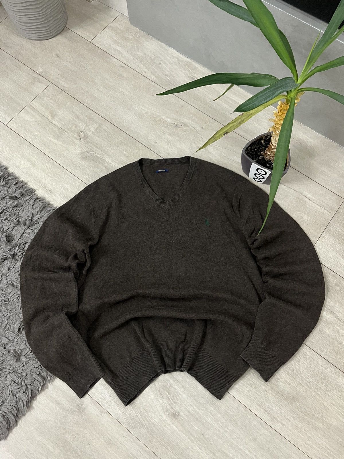 Polo Ralph Lauren 🔥90’s Ralph Lauren Polo Cable Knit Sweater Y2K Jumper Boxy Size US M / EU 48-50 / 2 - 7 Thumbnail