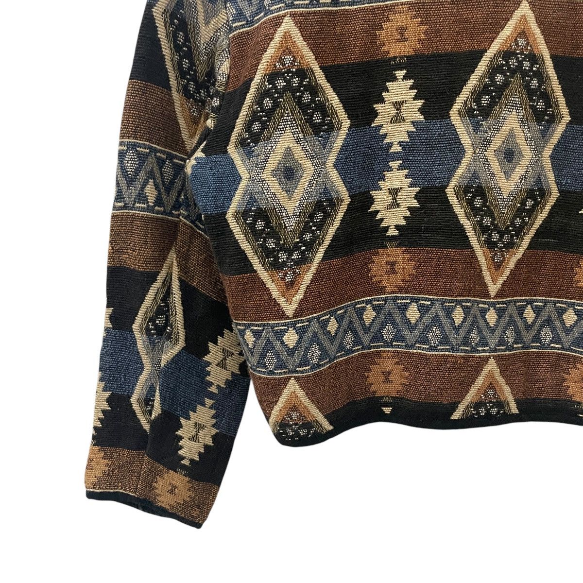 Chicos Vintage New Identity Aztex Navajo Jacket Size XL / US 12-14 / IT 48-50 - 10 Thumbnail