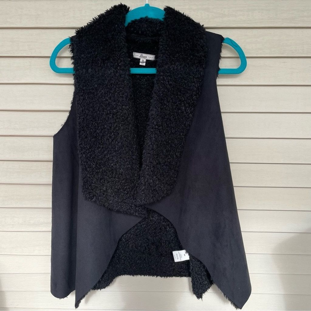 G.H. Bass & Co. G. H. Bass Faux Suede/Faux Fur Vest Size M Size M / US 6-8 / IT 42-44 - 4 Thumbnail