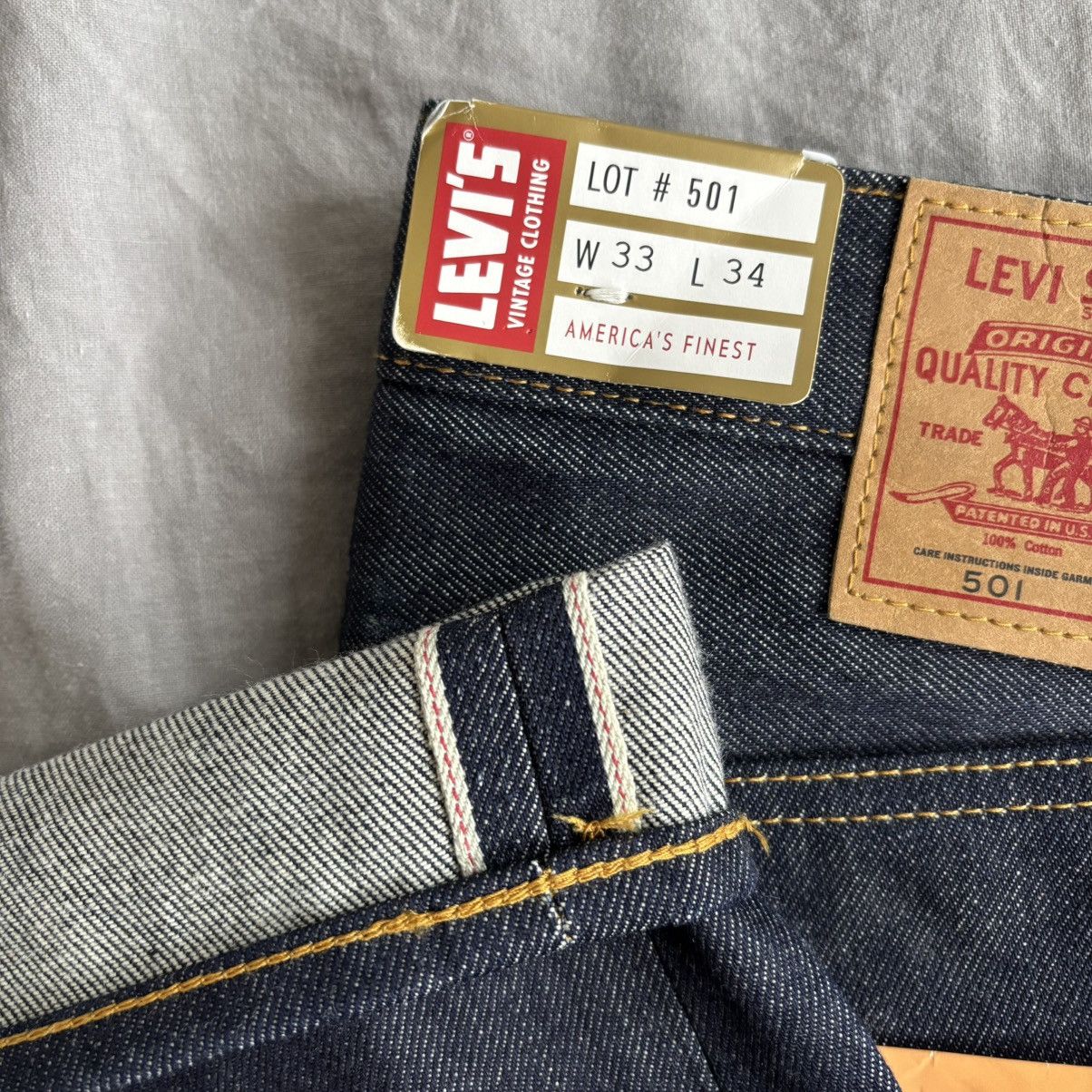 Levi's Vintage Clothing Levi’s Vintage Clothing 501 (1984) Shrink-to-fit Selvedge Size US 33 - 3 Thumbnail