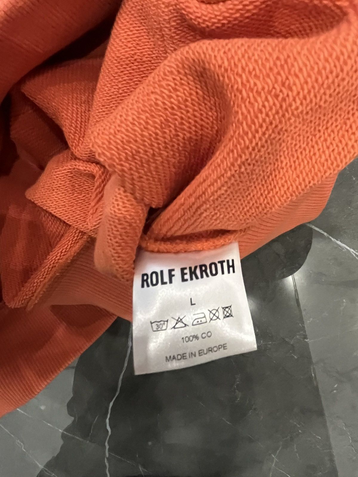 Other Rolf Ekroth Spring Summer 2024 Hoodie Large NWOT Orange RARE Size US L / EU 52-54 / 3 - 3 Thumbnail