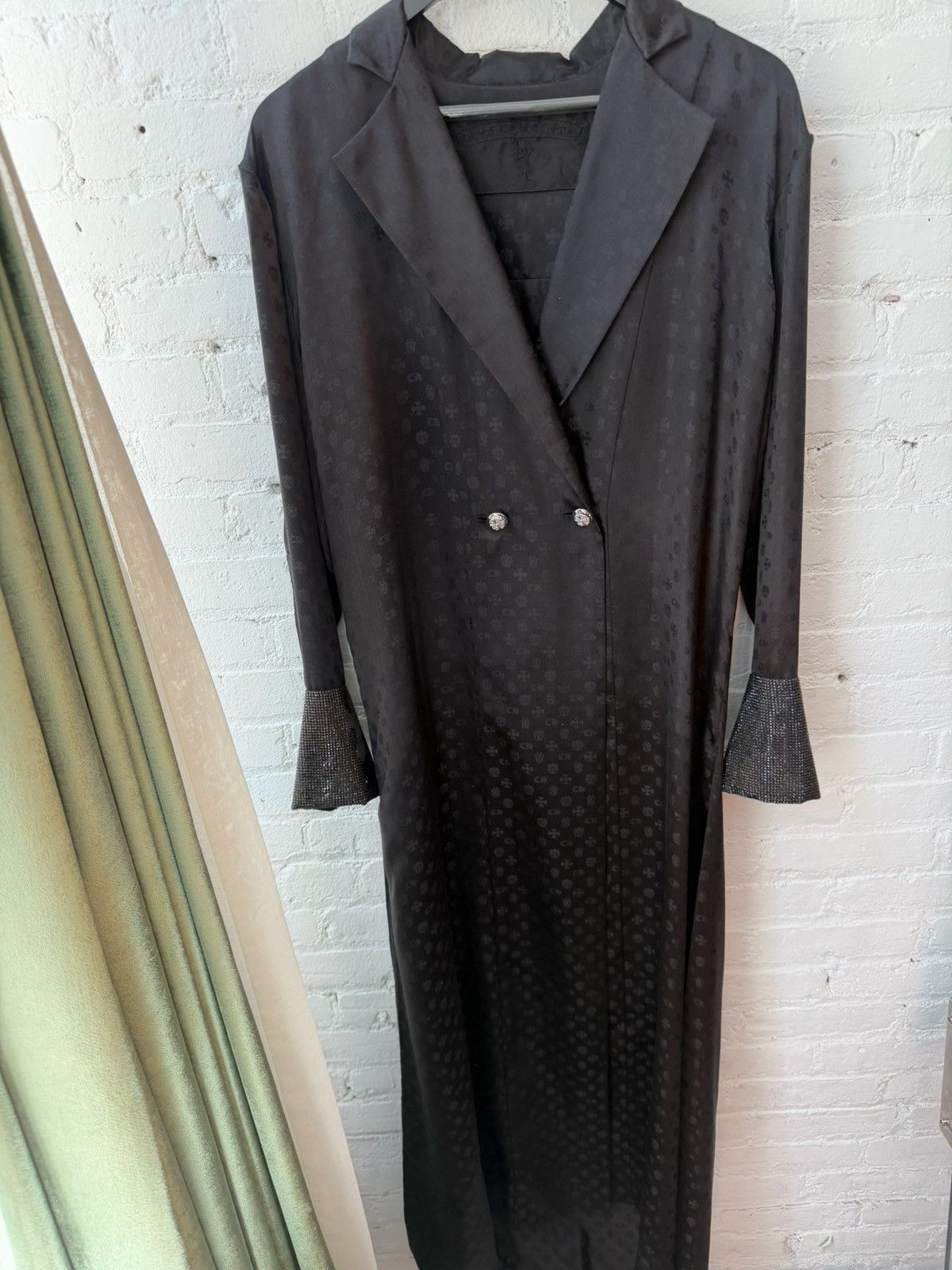 Chrome Hearts Chrome Hearts COUTURE MADE FRANCE SILK CRYSTAL JACKET Size US L / EU 52-54 / 3 - 12 Thumbnail