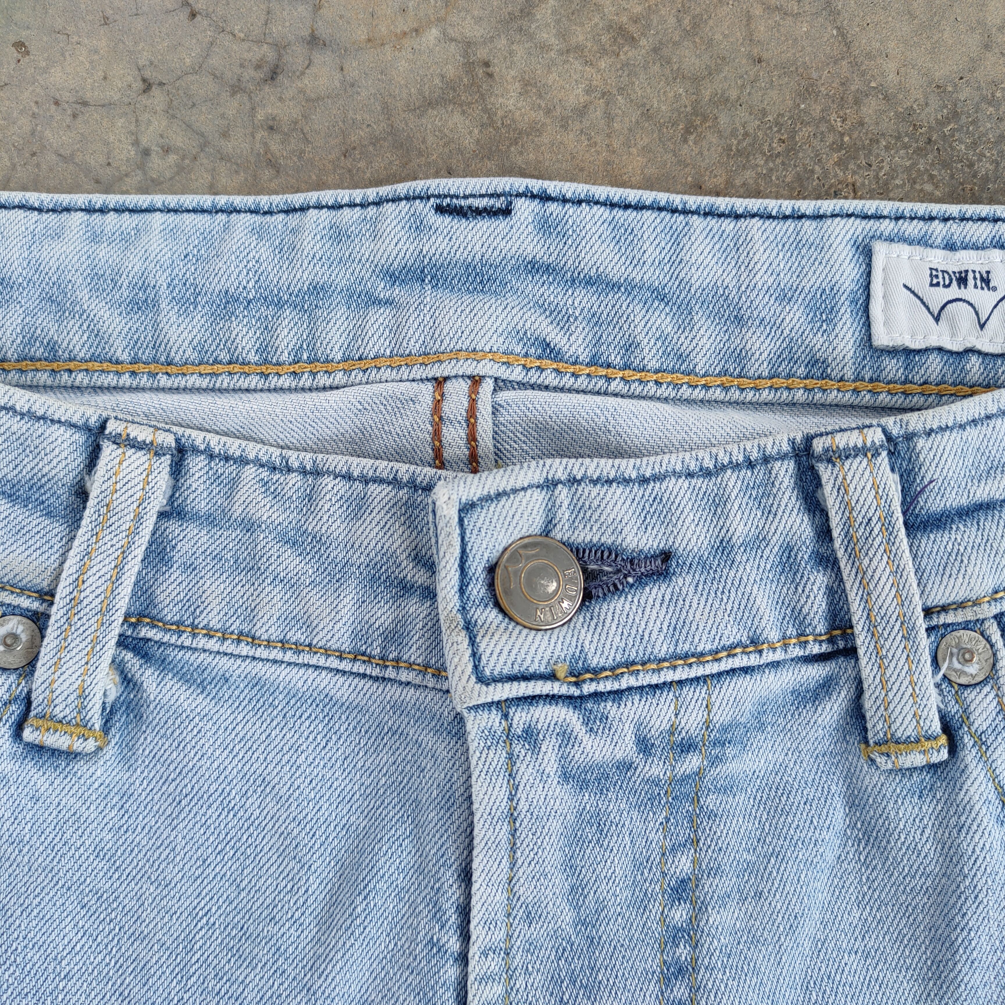 Edwin Vintage Edwin light Blue jeans denim pants Size US 32 / EU 48 - 5 Thumbnail
