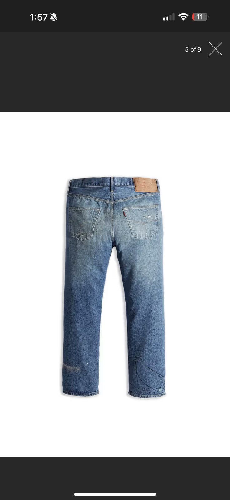Levi's Levi’s “Tangled Web” 501s Size US 32 / EU 48 - 2 Thumbnail