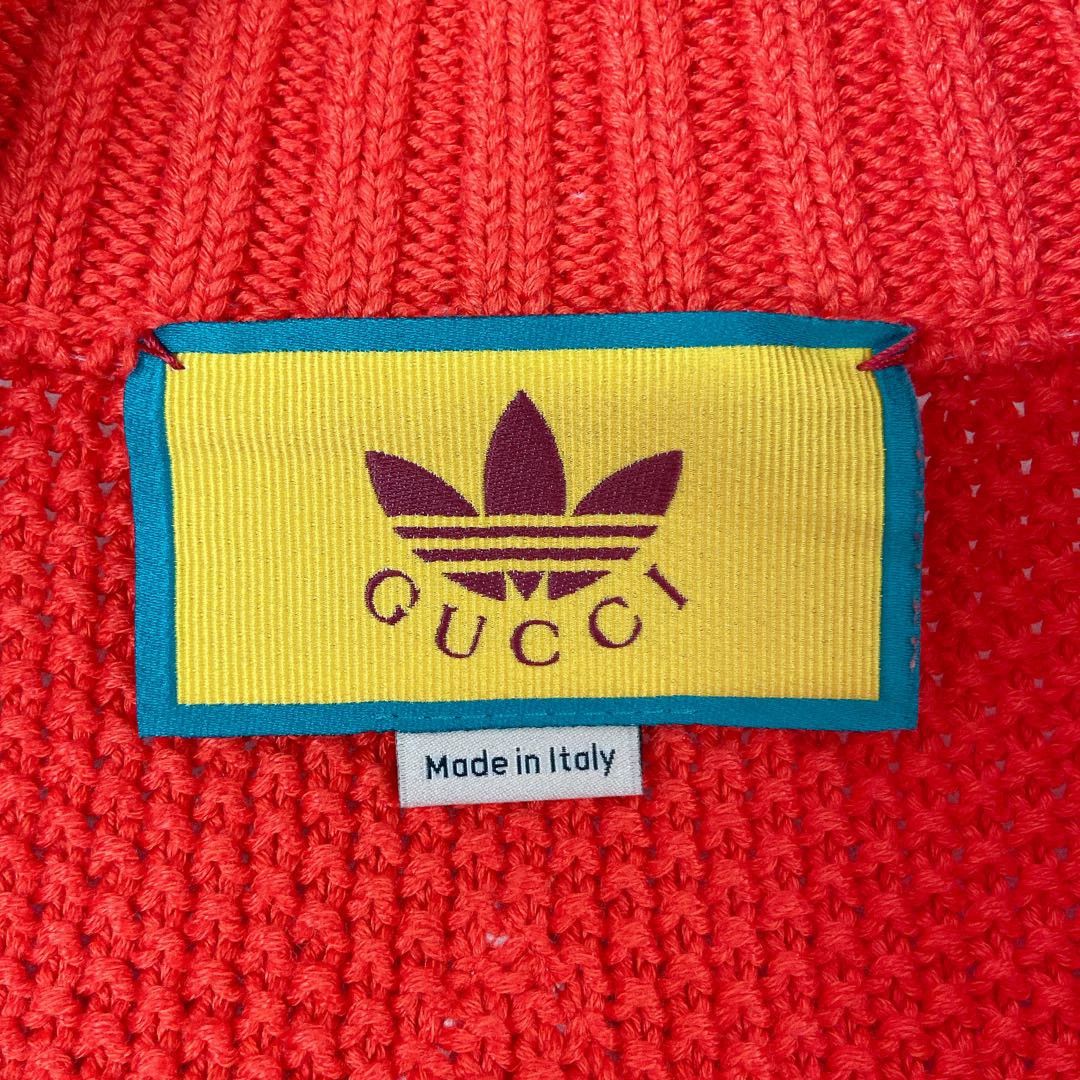 Gucci Gucci x Red Knit Jacket S Size S / US 4 / IT 40 - 6 Thumbnail