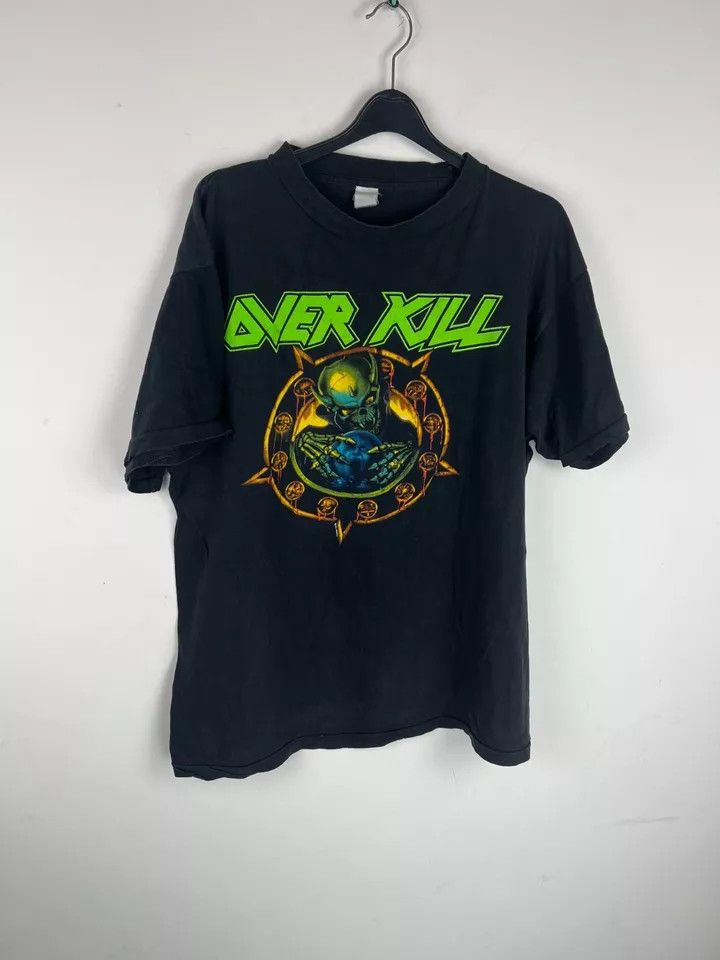 Vintage RARE Vintage Overkill Horrorscope Touring The World 1991-92 Size US XL / EU 56 / 4 - 1 Thumbnail