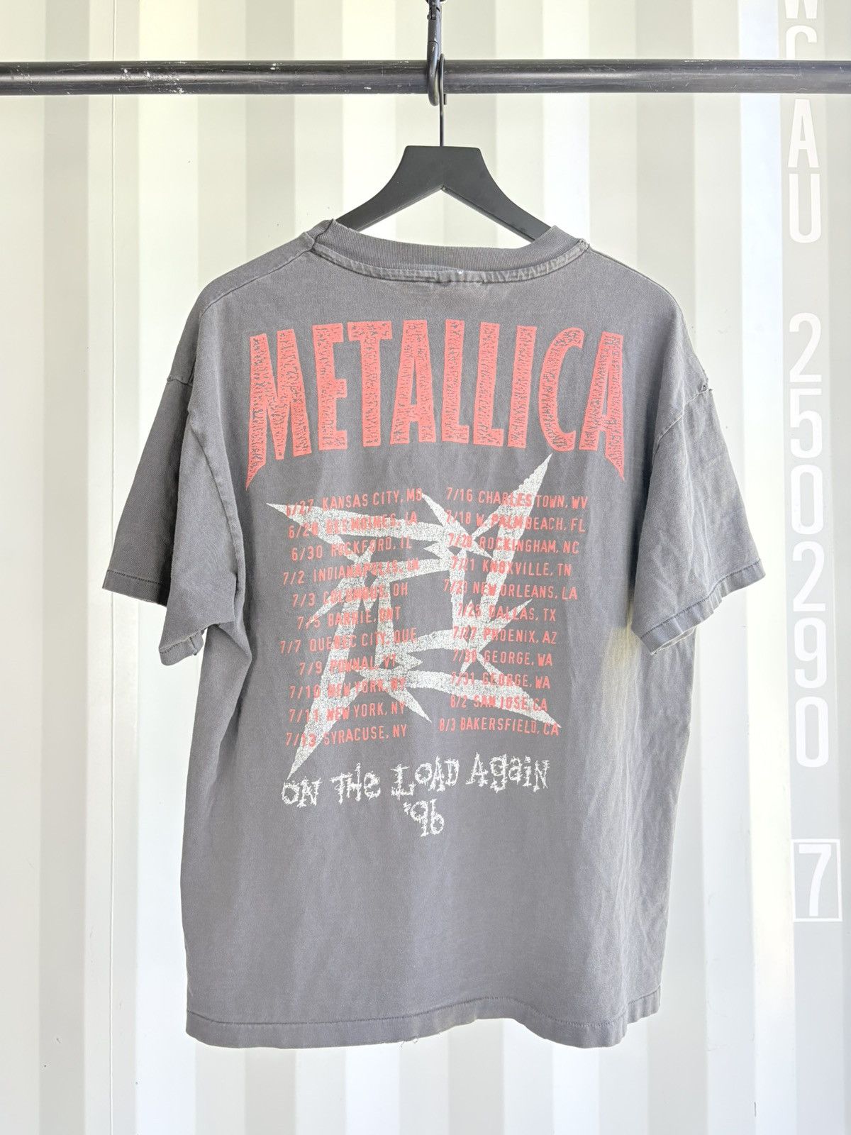 Metallica Thrashed Faded Shirt Distressed Grunge Band
