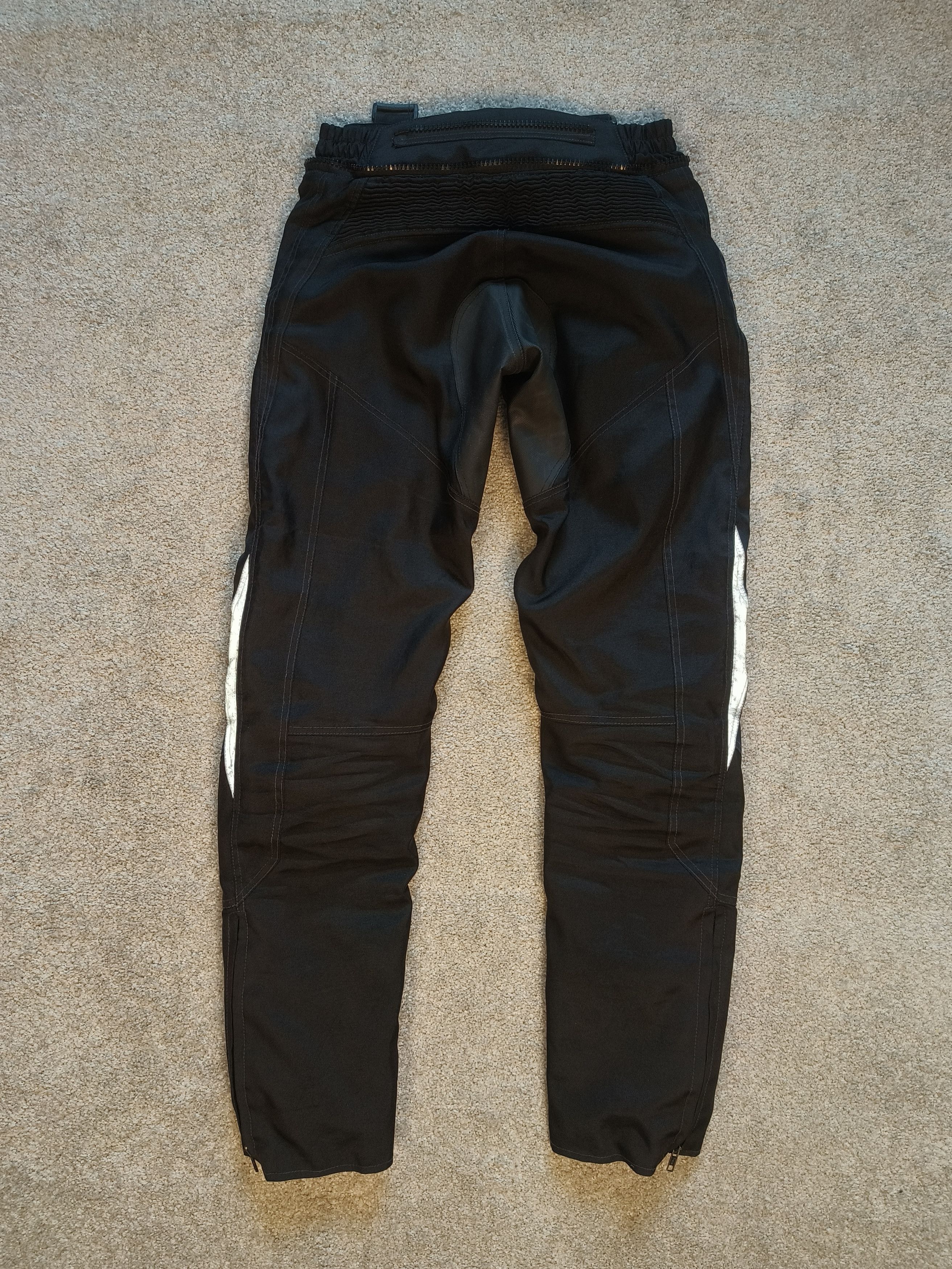 Vintage Held Motorcycle Pants Heavy-duty black textile riding pants Size US 31 - 3 Thumbnail