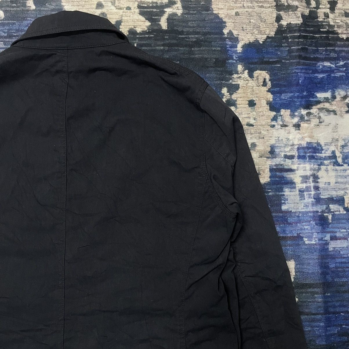 Lacoste Vintage Lacoste Long Coat Button Jacket Black Faded Nice Size US M / EU 48-50 / 2 - 13 Thumbnail
