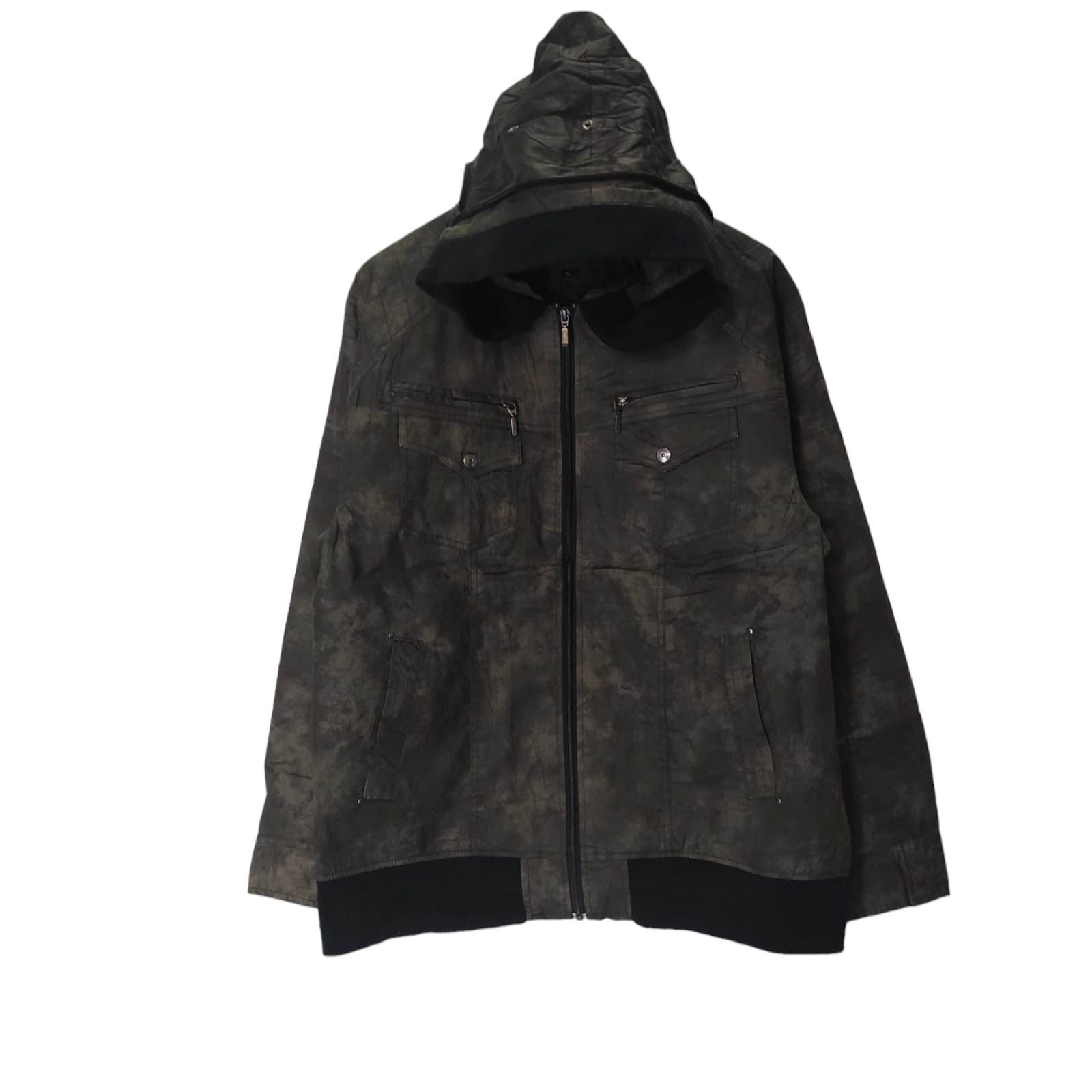 image of Avant Garde Splendid Satisfaction Hidden Hoodie Jacket, Men's (Size Large)