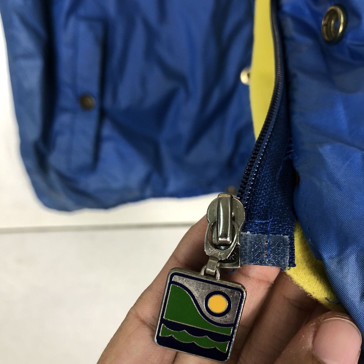 Japanese Brand 🔥90’s Vtg Bomber Jacket Offshore Racing Wear Japan Size US M / EU 48-50 / 2 - 15 Thumbnail