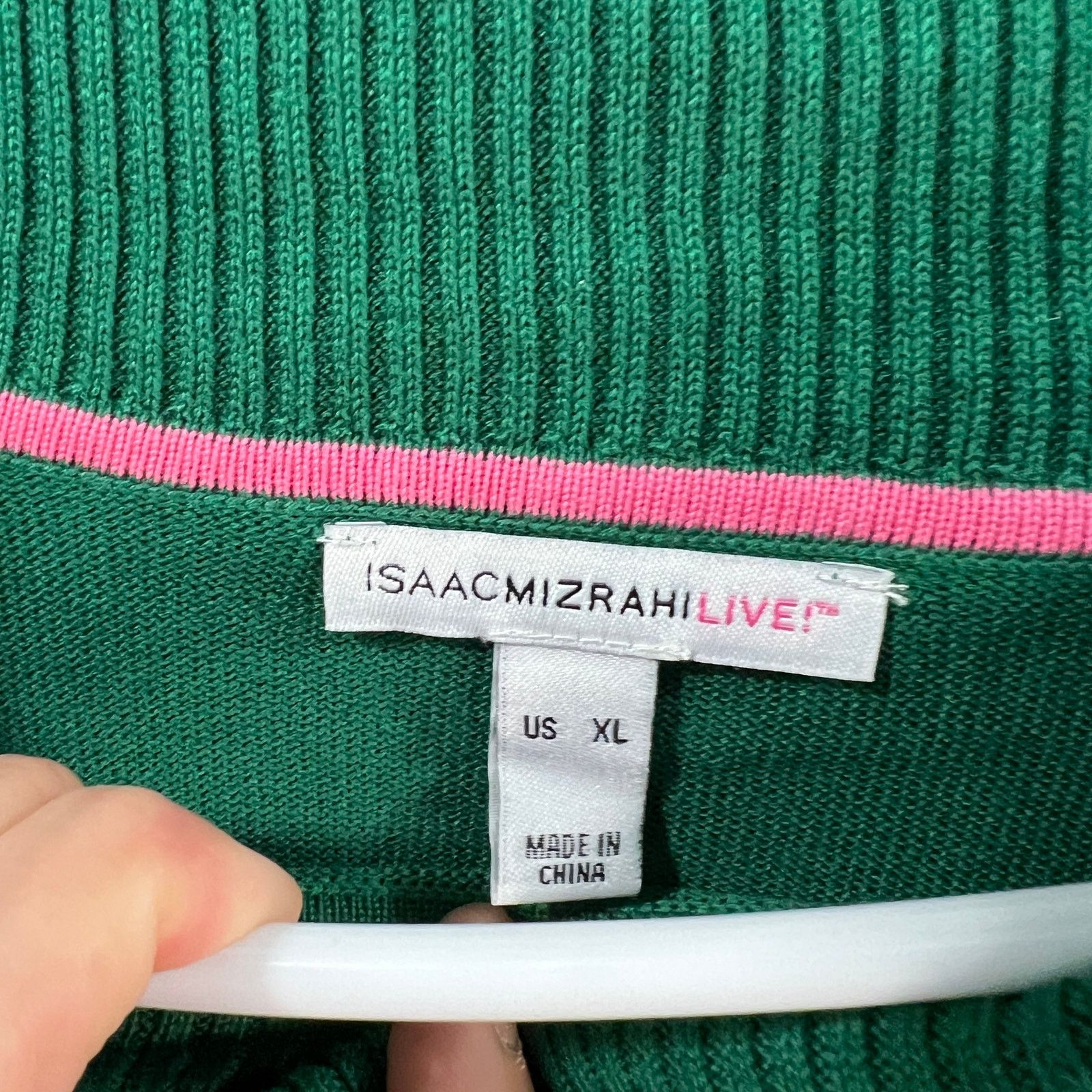 Isaac Mizrahi Isaac Mizrahi LIVE! Cowl Neck Sweater with Rib Detail Size XL / US 12-14 / IT 48-50 - 10 Thumbnail