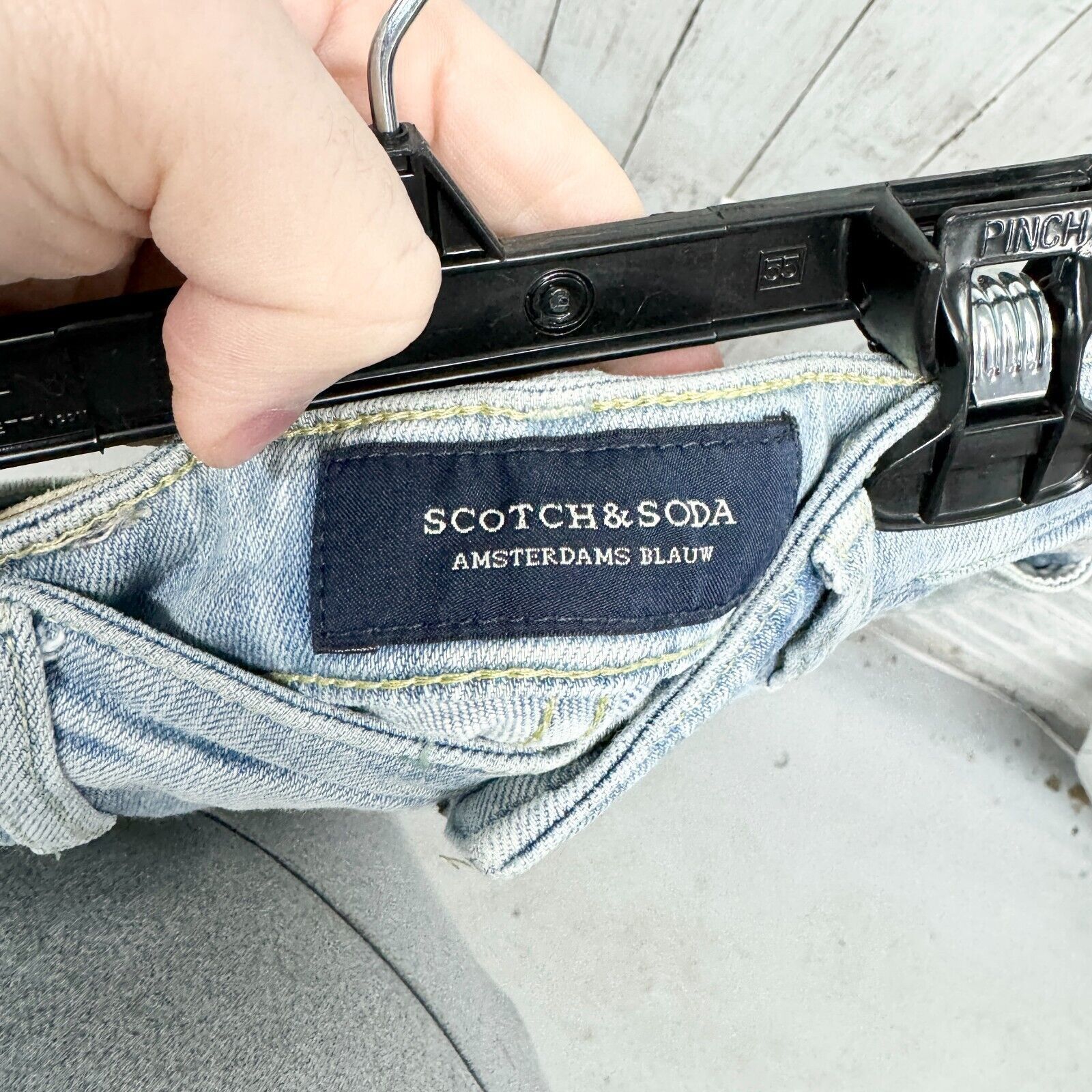 Scotch & Soda Scotch & Soda Jeans Sz 28/32 Distressed Skim Low Rise Ripped Size US 28 / EU 44 - 5 Thumbnail