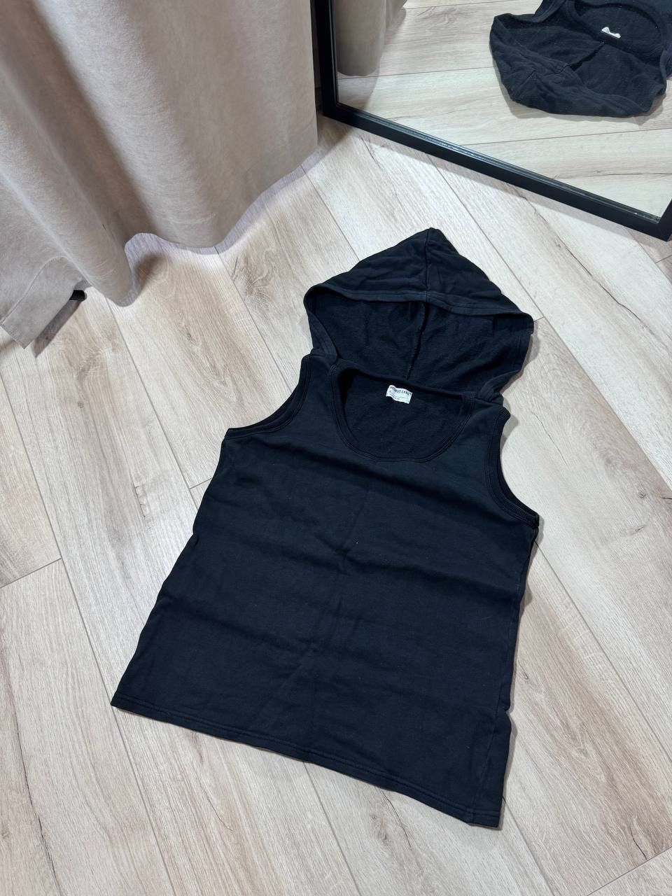 Helmut Lang Vintage Archive Helmut Lang AW96 Cotton Sleeveles Hoodie Size US S / EU 44-46 / 1 - 1 Thumbnail