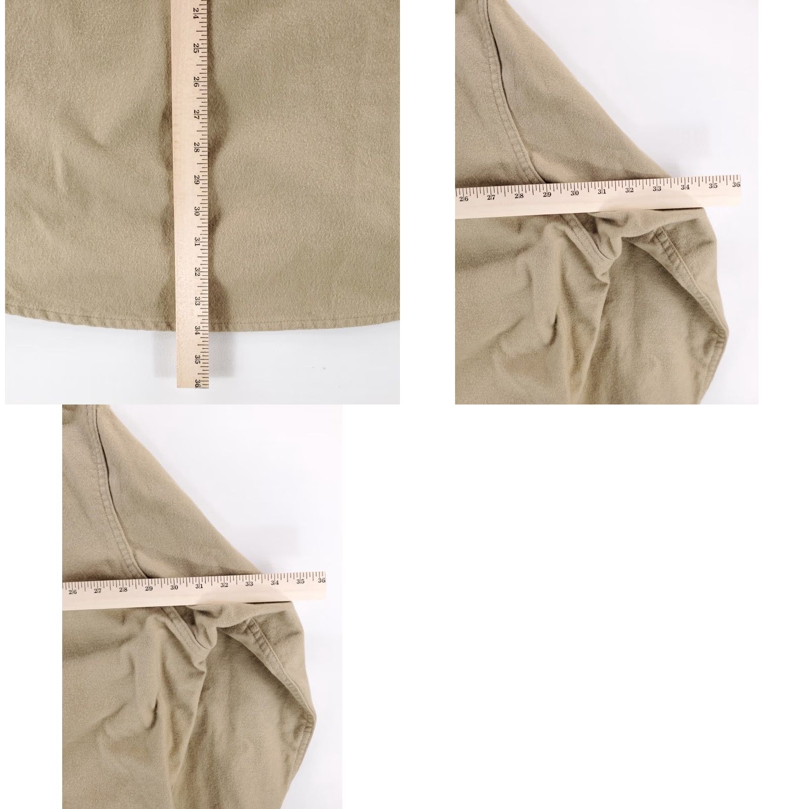 Vintage VINTAGE Gander Mountain Shirt Button-Down Beige 4XL Mens Made USA Chamois Long Sleeve Size US XXL / EU 58 / 5 - 8 Thumbnail