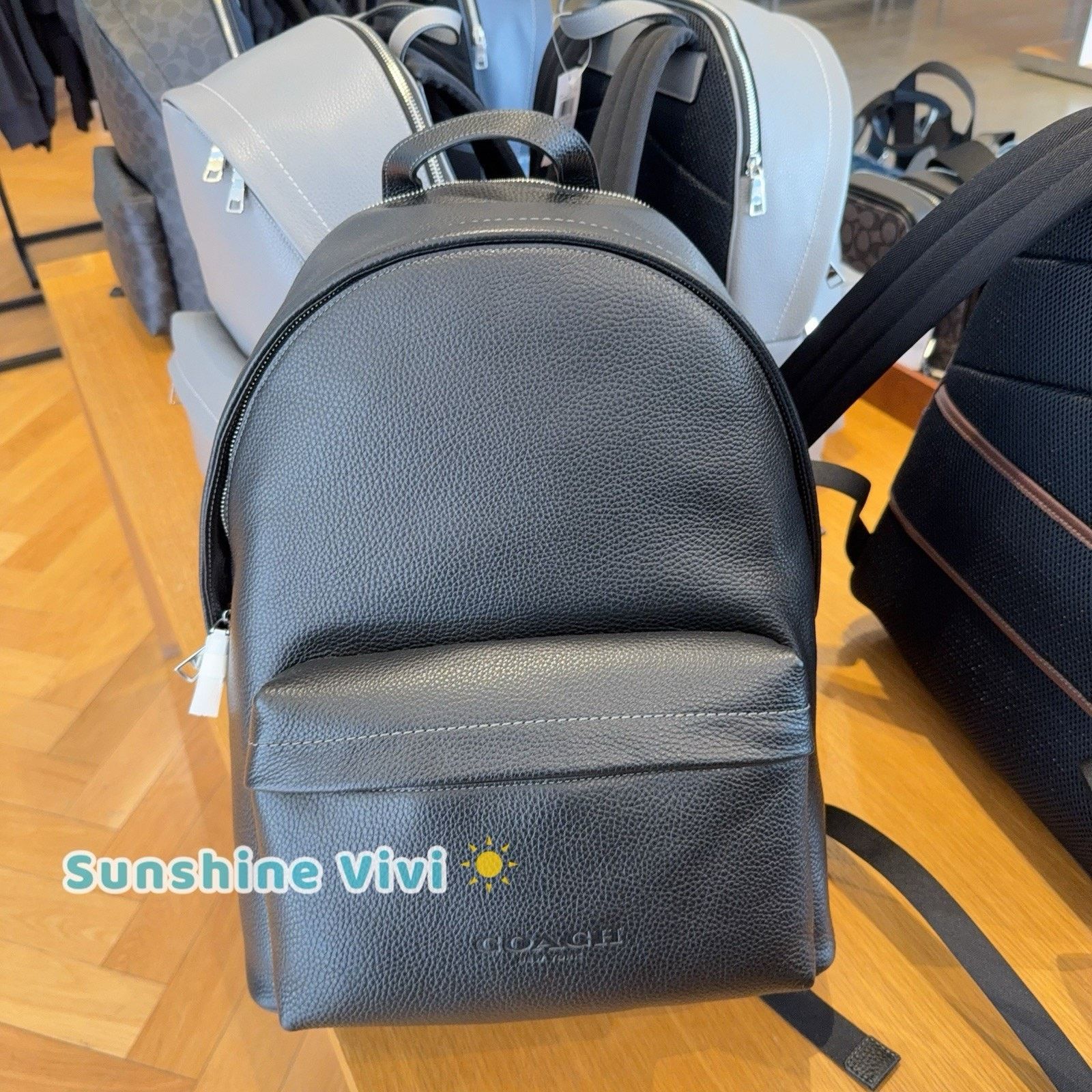 Coach NWT Coach Taylor Backpack refined Pebble Leather CDX93 Black Size ONE SIZE - 1 Thumbnail