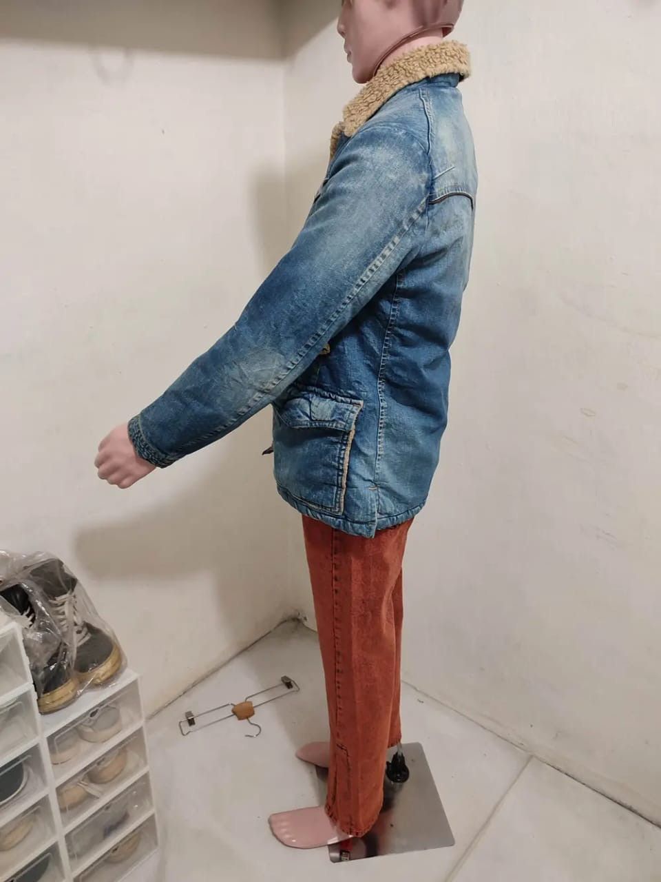 Number (N)ine Number Nine Denim Jacket Sherpa Size US M / EU 48-50 / 2 - 5 Thumbnail