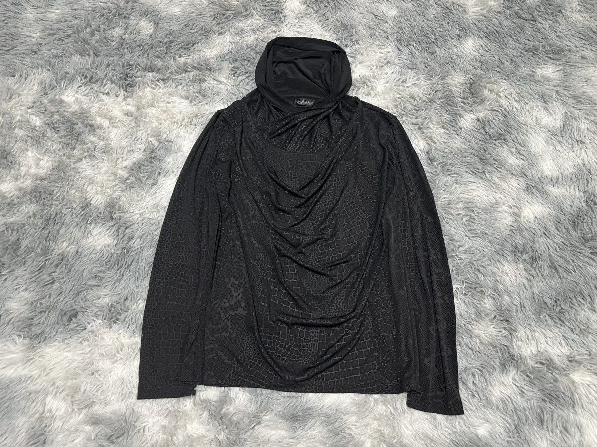 Tornado Mart 🔥Sick Y2K Tornado Mart Reptile Draped Asymmetric Ls Shirt Size US M / EU 48-50 / 2 - 4 Thumbnail