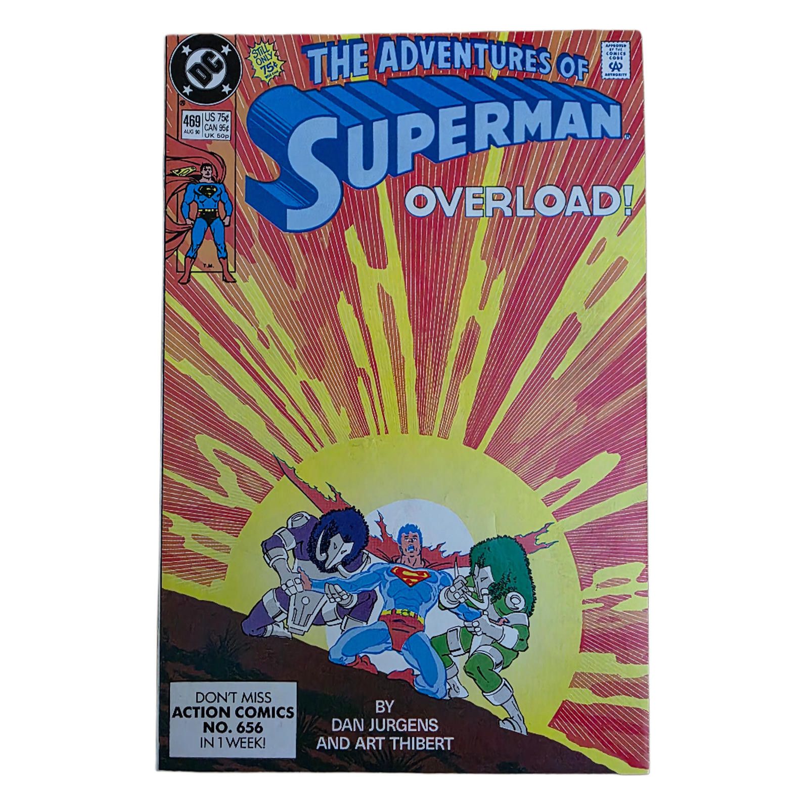 DC Comics Adventures of Superman #469 1990 DC Vol 1 Comic (C) Size ONE SIZE - 1 Thumbnail