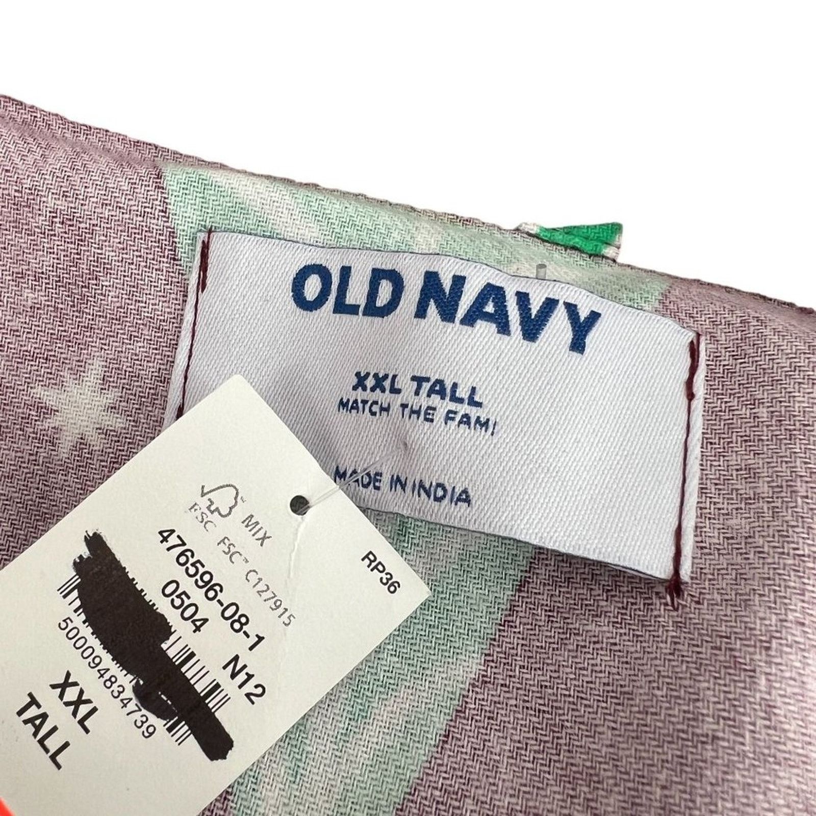 Old Navy Old Navy Santa In The House Printed Flannel Pajama Set Size ONE SIZE - 3 Thumbnail