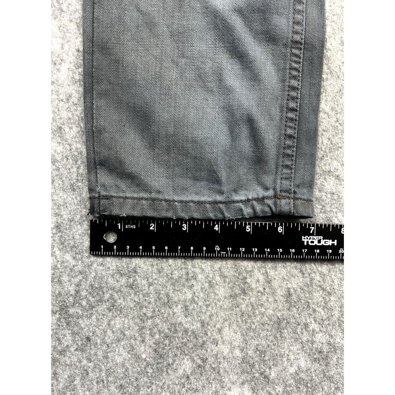 Levi's Levi's 511 Jeans Men's Dark Wash Blue Slim Straight Regular 36x32 Denim Cotton Spandex Logo Zip Button 511 Model City USA Wearable Size US 36 / EU 52 - 3 Thumbnail