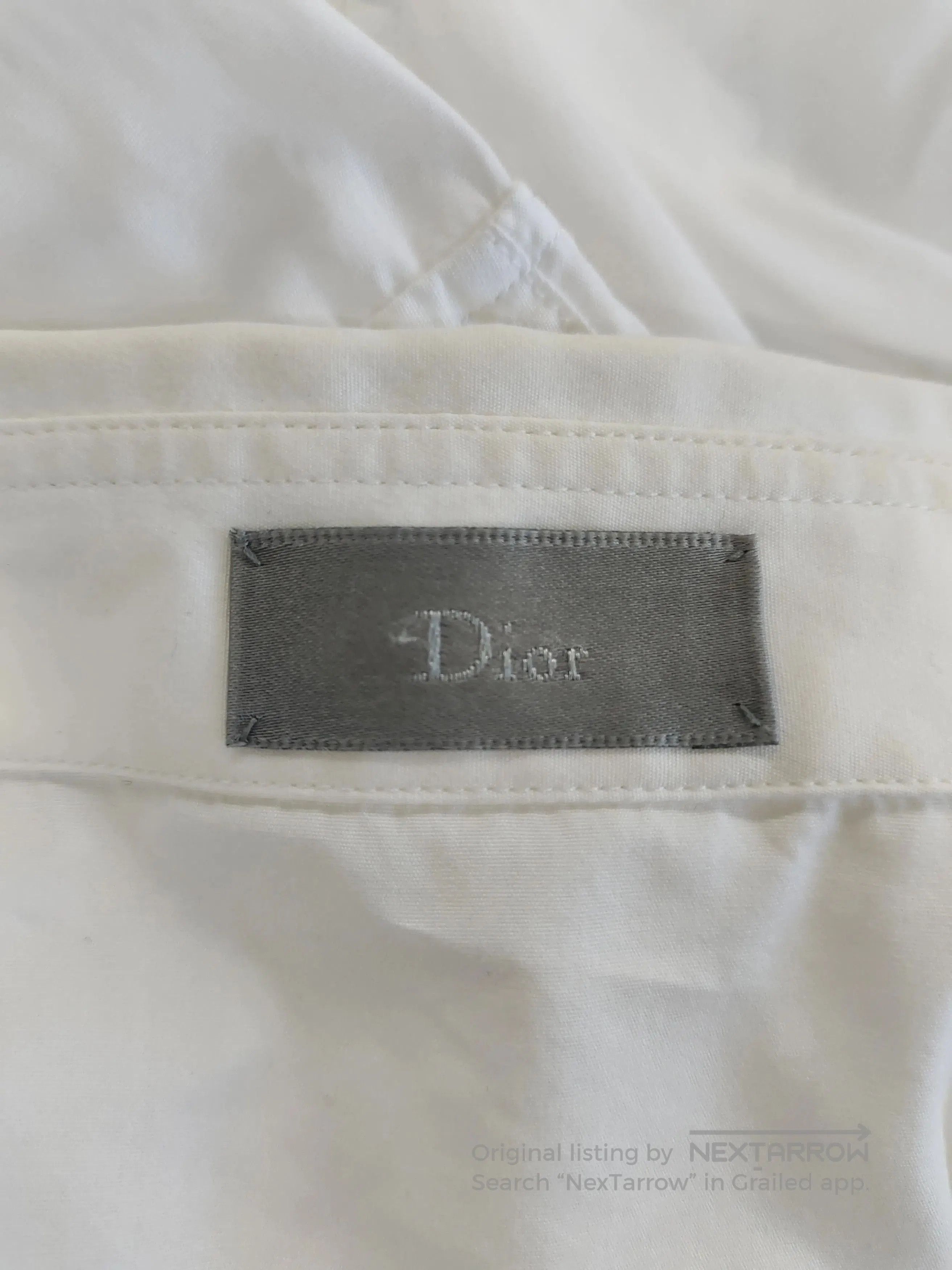 Dior white long sleeve shirt by Dior. Size US L / EU 52-54 / 3 - 3 Thumbnail
