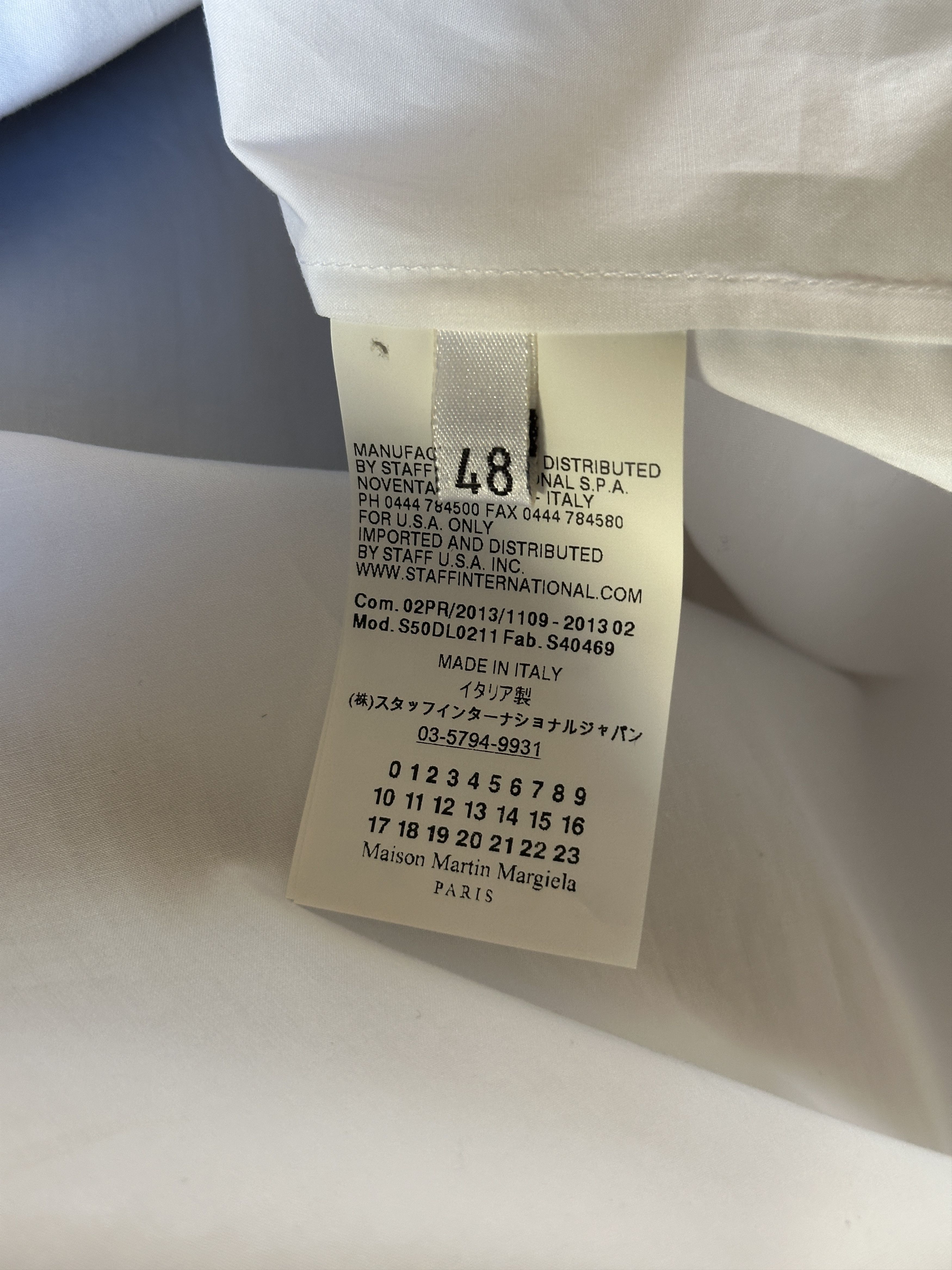 Maison Margiela Maison Margiela Trompe L'oeil Button Up Shirt Size US M / EU 48-50 / 2 - 6 Thumbnail