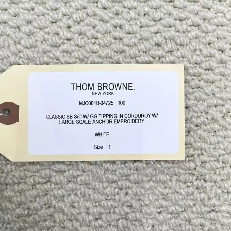 Thom Browne Thom Browne White Embroidered Logo Jacket . Size S / US 4 / IT 40 - 7 Thumbnail