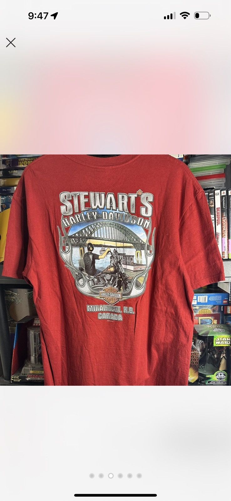 Harley Davidson Vintage Y2K Harley Davidson Skull graphic Biker T-shirt Size US L / EU 52-54 / 3 - 3 Thumbnail