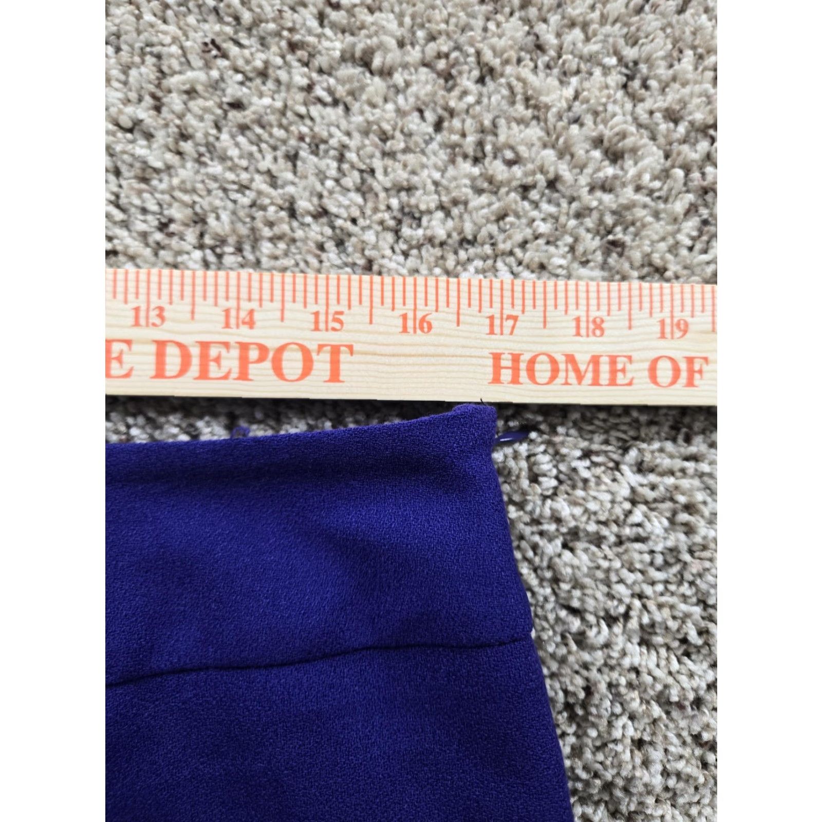 Pendleton VINTAGE Pendleton Dress Pants Womens 14 Petite Purple Wool Straight Leg Made USA Size 36" / US 14 / IT 50 - 7 Thumbnail