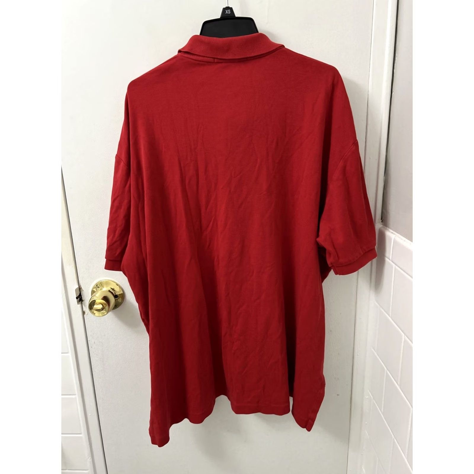 Polo Ralph Lauren VINTAGE Polo Ralph Lauren Shirt XL Mens Red Cotton Short Sleeve Blue Pony Decade 90s Golf Casual Size US XL / EU 56 / 4 - 7 Thumbnail