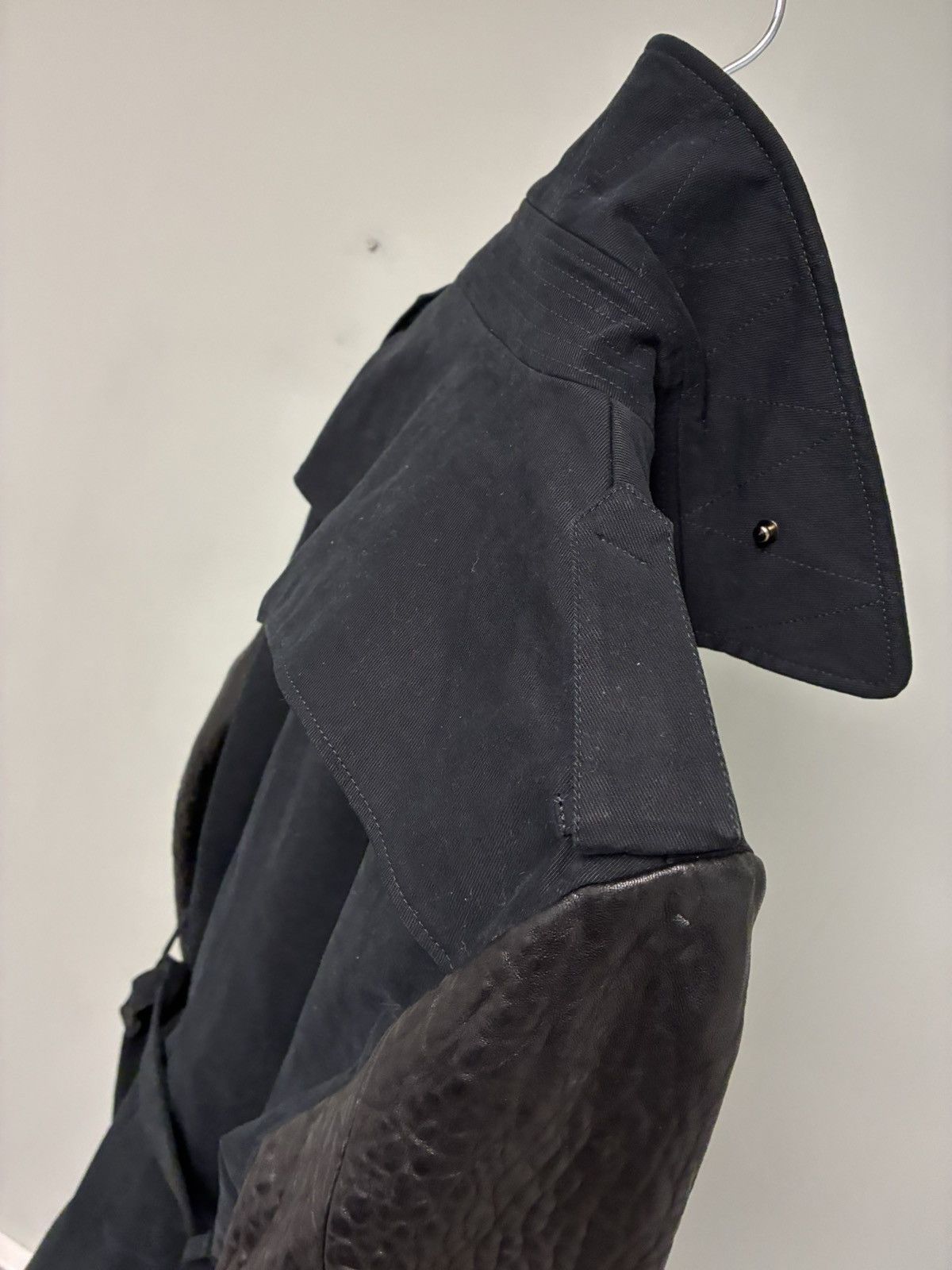 Costume National Leather sleeve coat Small Medium Size US S / EU 44-46 / 1 - 7 Thumbnail