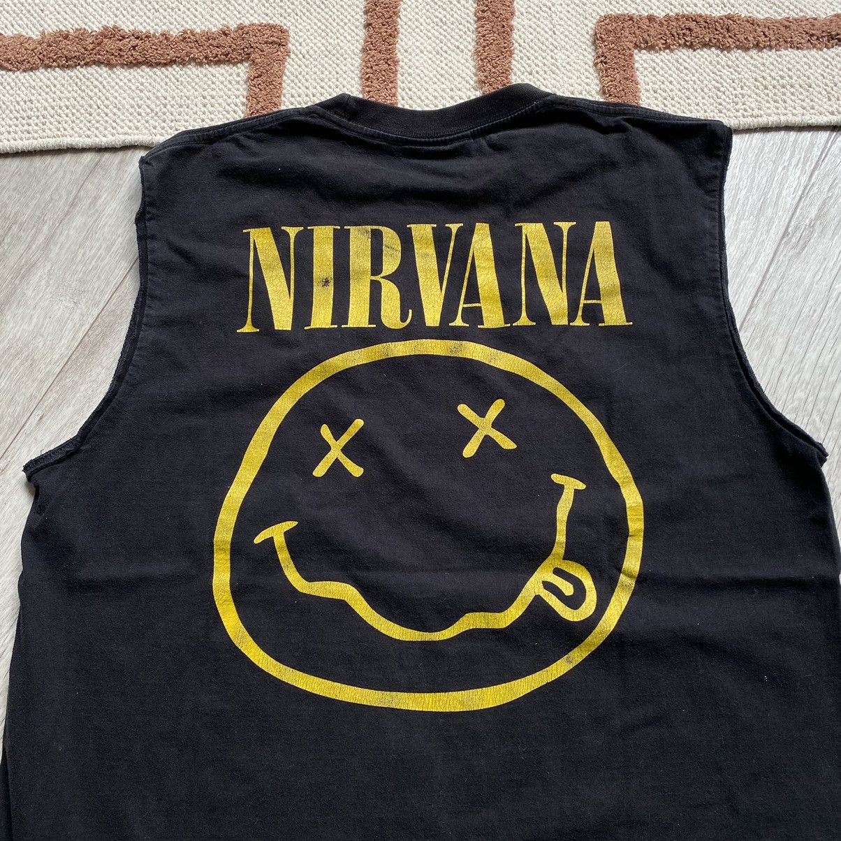 Band Tees × Vintage VINTAGE NIRVANA GRUNGE ROCK BAND DISTRESSED TANK Size US L / EU 52-54 / 3 - 5 Thumbnail