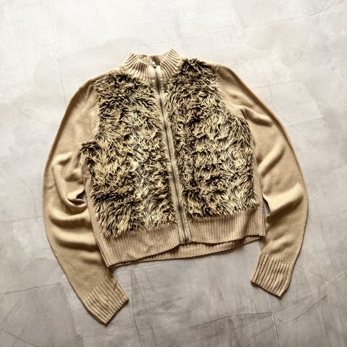 Hysteric Glamour × Undercover Vintage If Six Was Nine LGB Vibe Fur Zip Sweater Sweatshirt Size US S / EU 44-46 / 1 - 1 Thumbnail