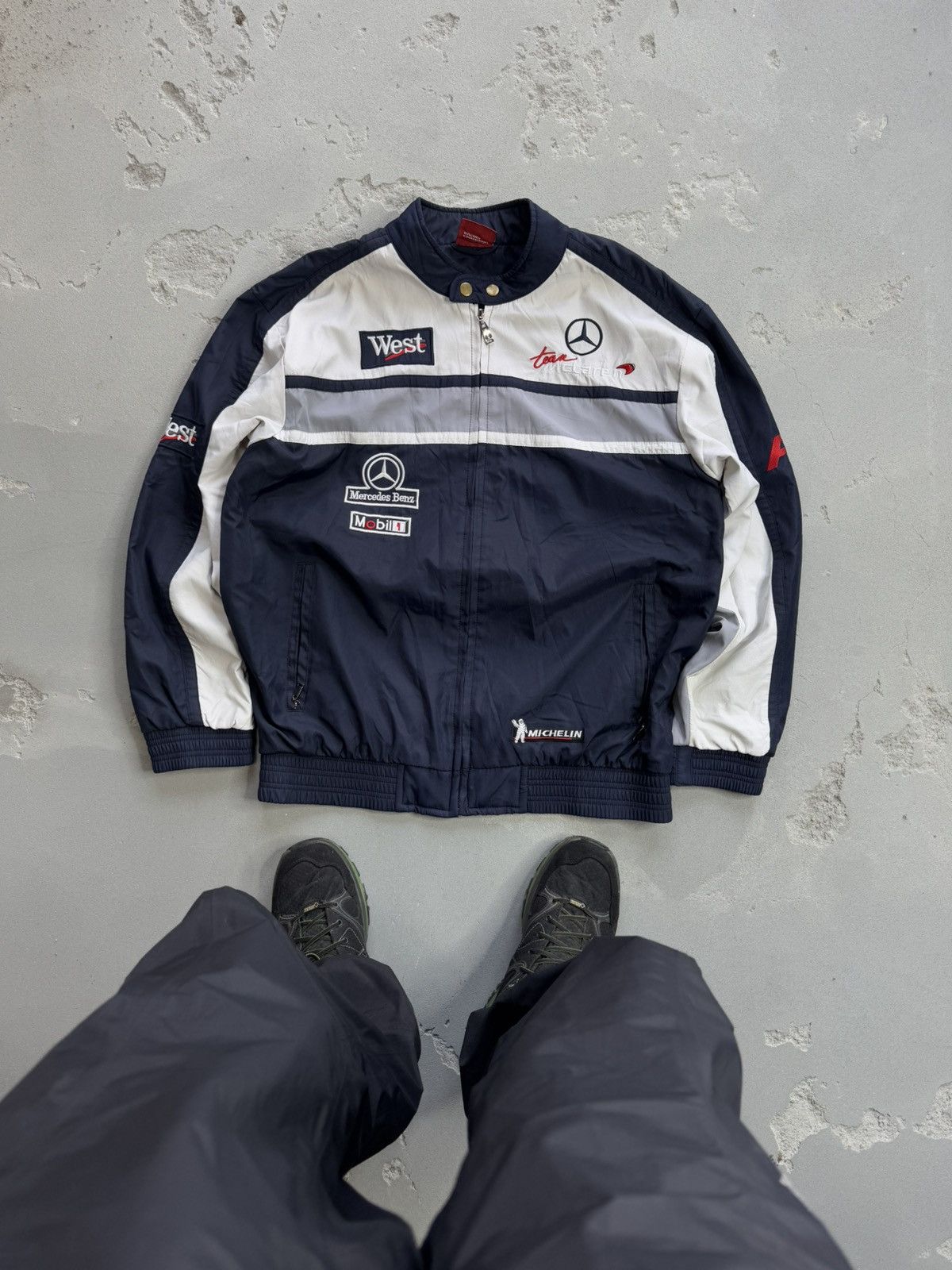Mercedes-Benz × Vintage Vintage Mercedes Benz Marlboro West jacket Size US L / EU 52-54 / 3 - 1 Thumbnail
