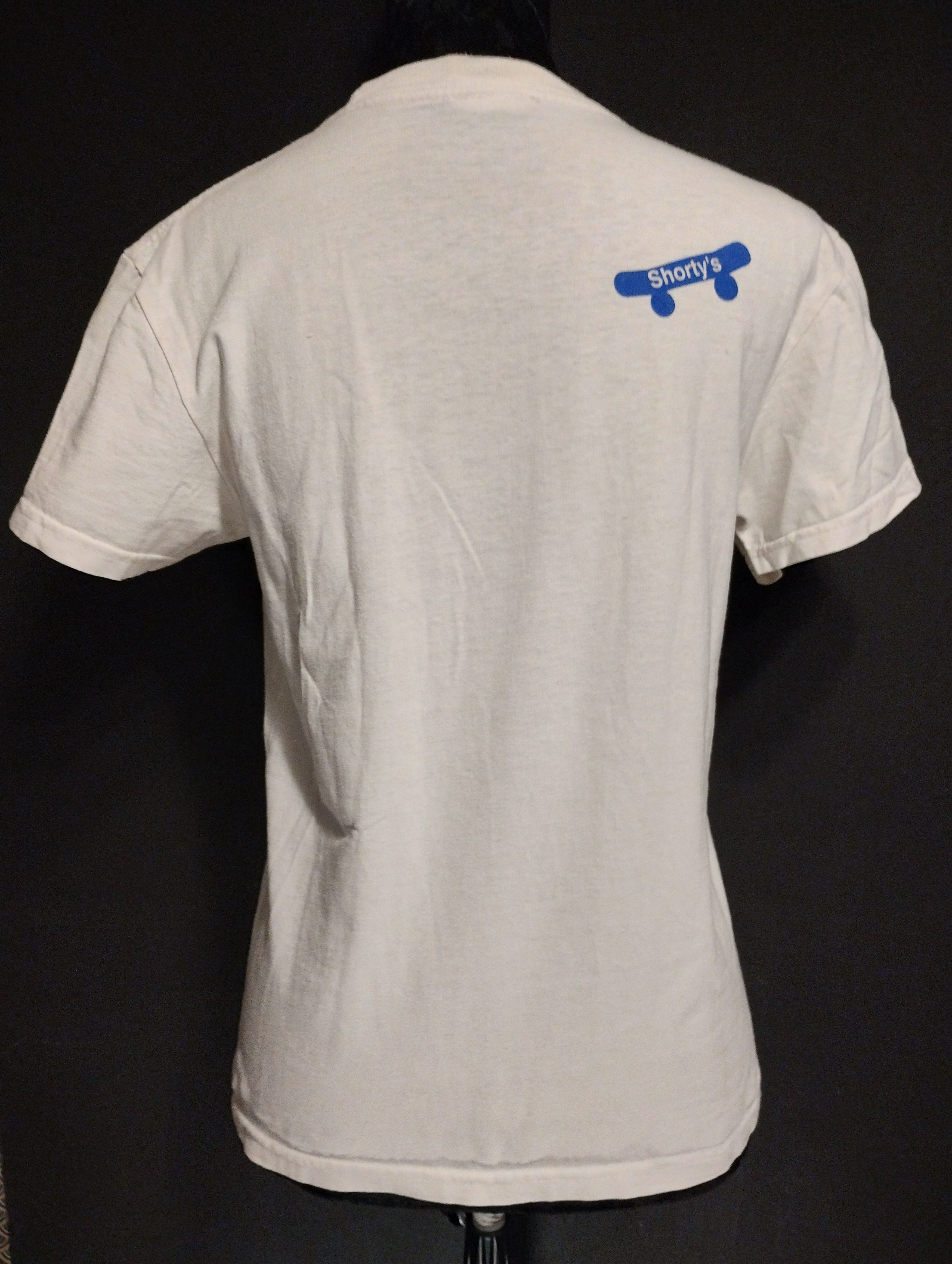 Vintage Y2K Shorty’s Skateboards Box Logo Tee in White, Men's — image 3 of 6