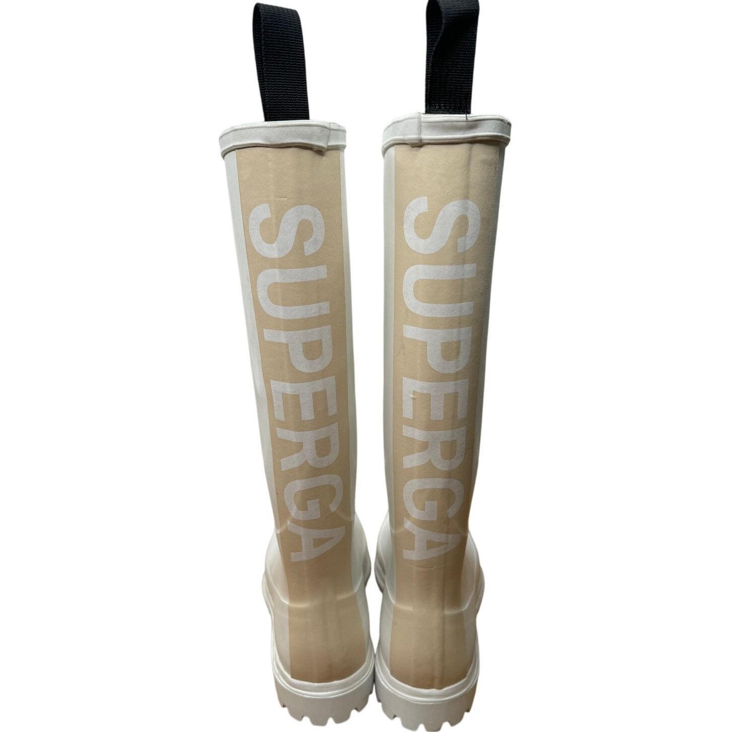 Superga Brand New SUPERGA White 799 Rain Boots Tall Rubber Boho Size US 7.5 / IT 37.5 - 5 Thumbnail