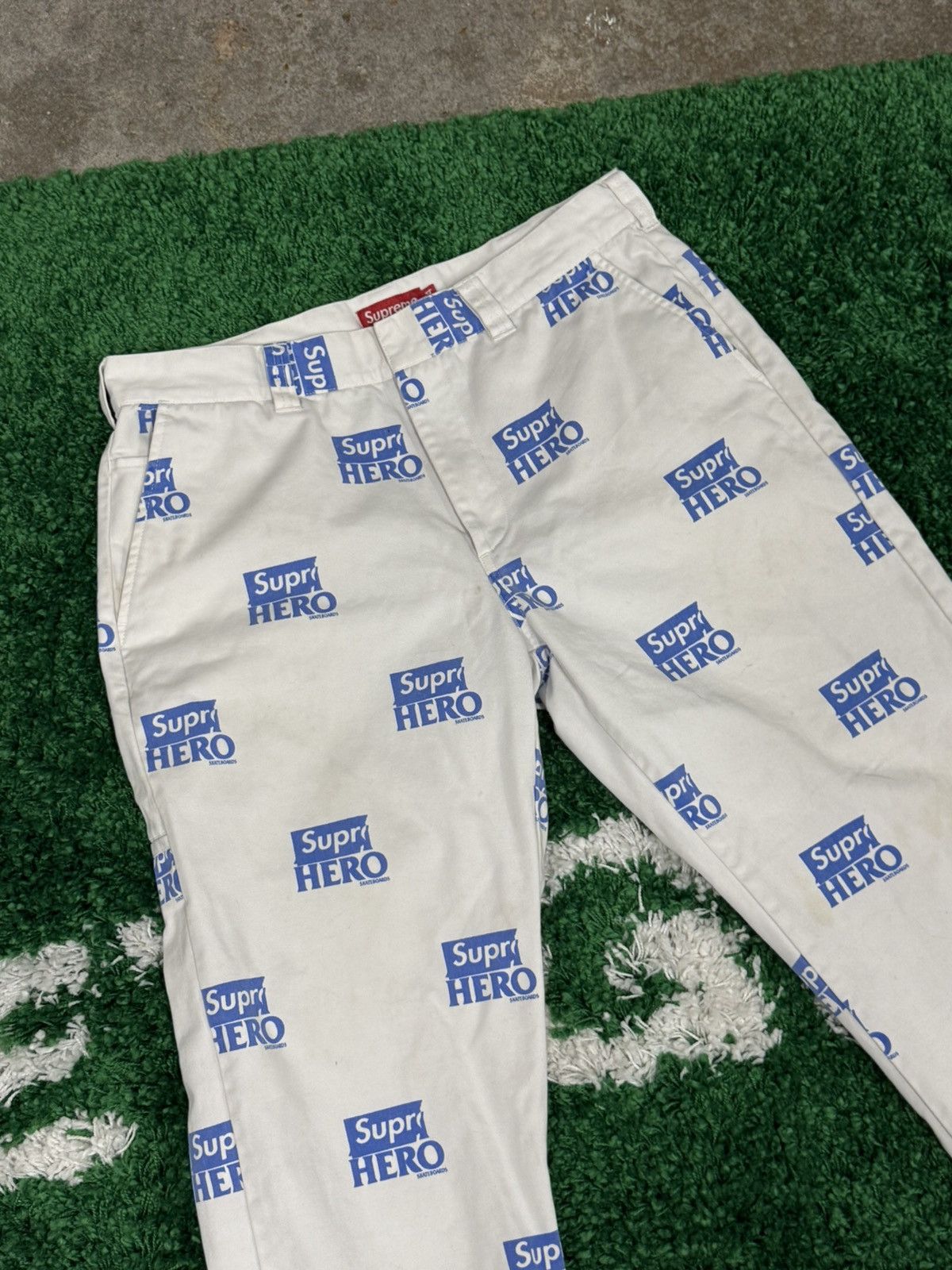 Antihero × Supreme Supreme x Antihero Work Pant White Anti Hero Super SS22 Size US 34 / EU 50 - 2 Thumbnail