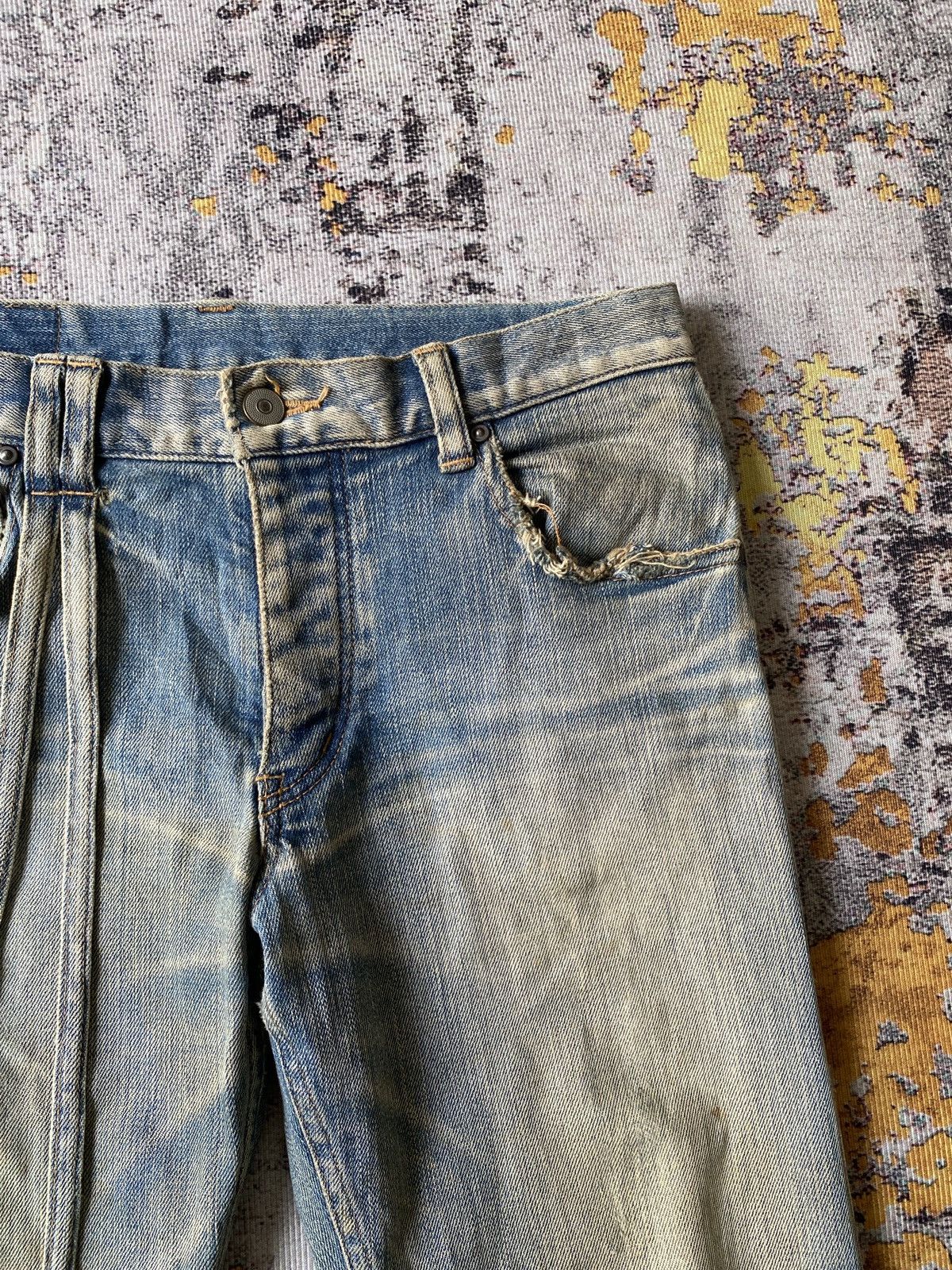 Japanese Brand Tokyo Ripper Rusty Distressed Denim Size US 30 / EU 46 - 9 Thumbnail