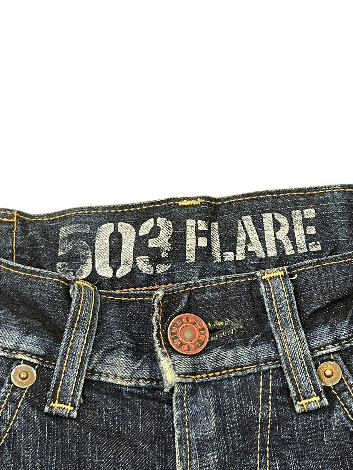 Flare Jeans Edwin Faded Distress Clawmark Boot Cut 3🟦